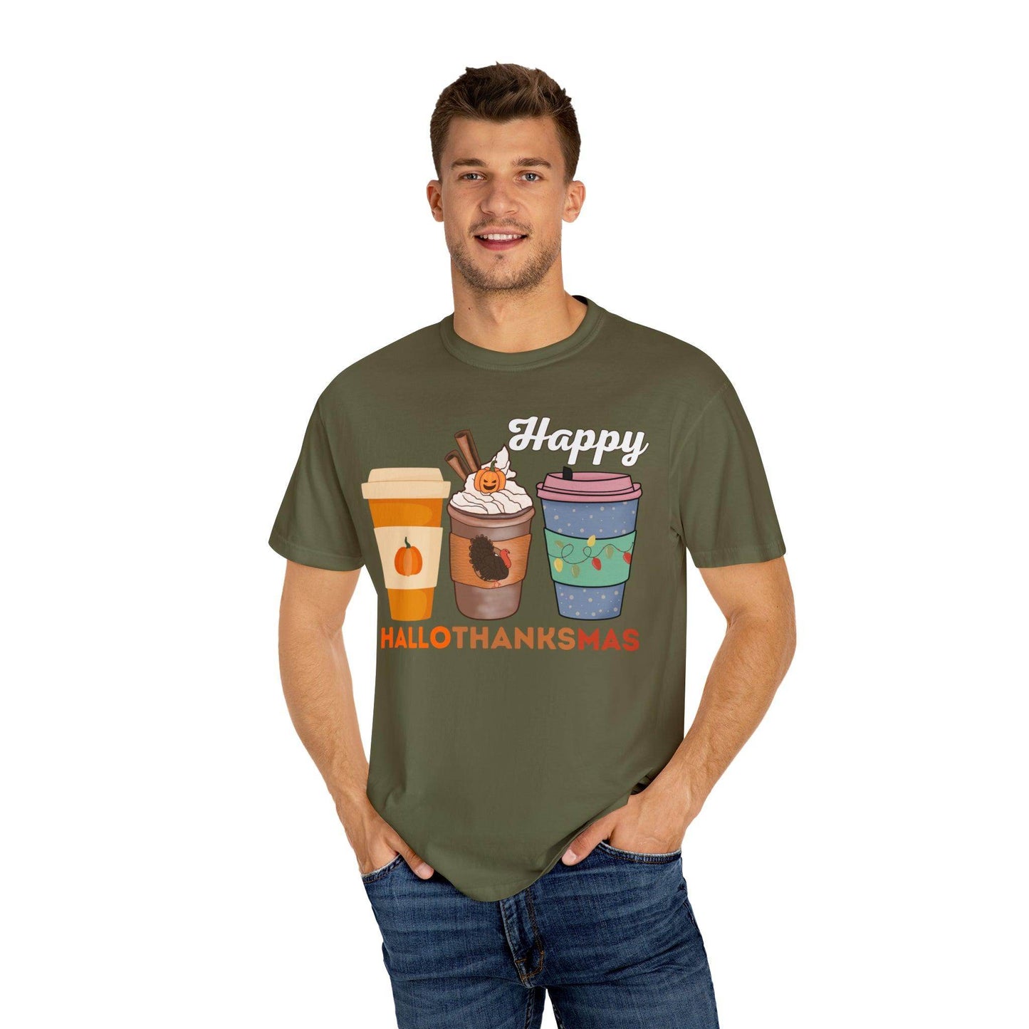HALLOTHANKSMAS Gift for Fall Halloween Thanksgiving Christmas Gift - Giftsmojo