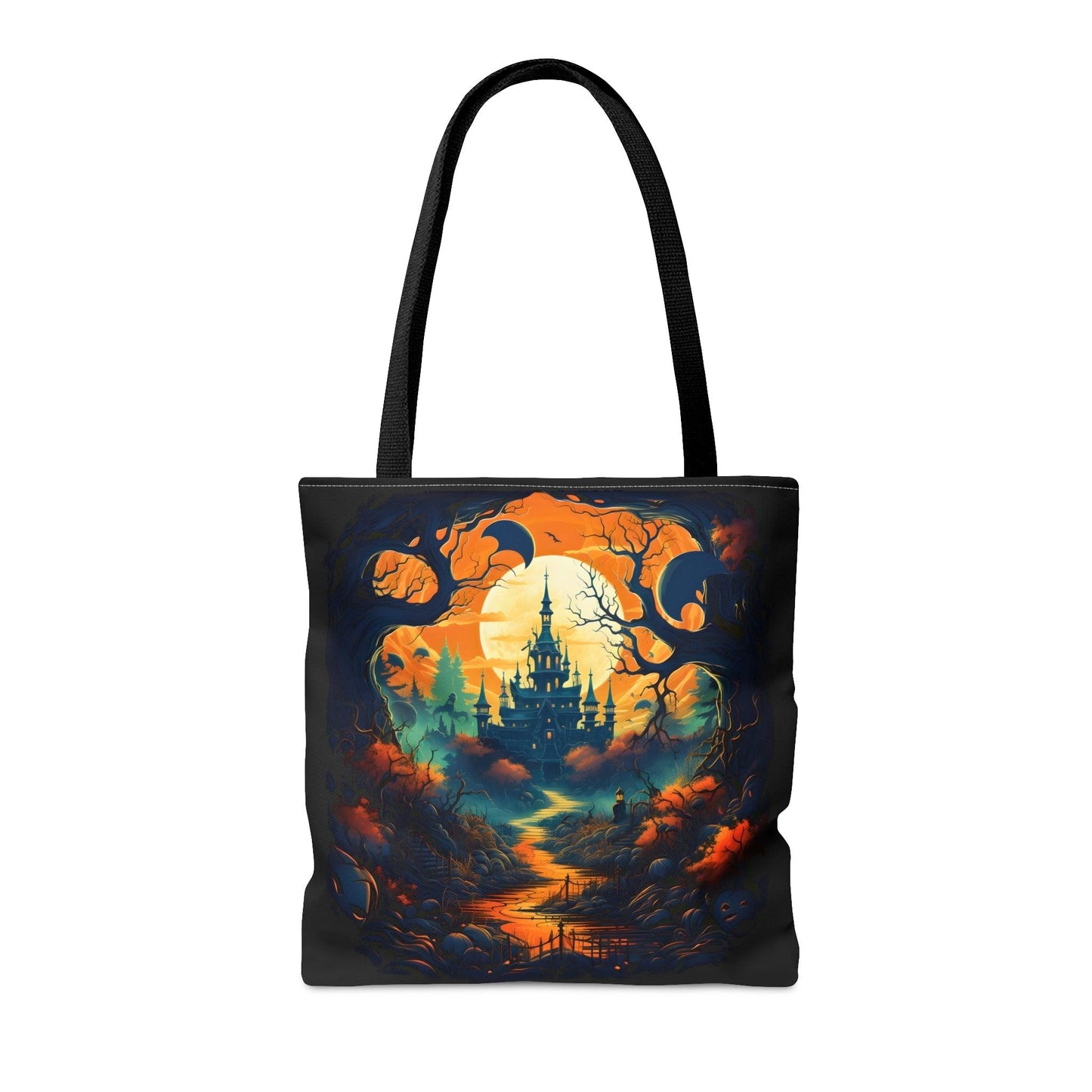 Happy Halloween Bag Trick or Treat Bag Love Fall Pumpkin Tote Bag Cute Market Bag - Aesthetic Bag, Fall Tote Bag, Mom Bag Canvas Bag