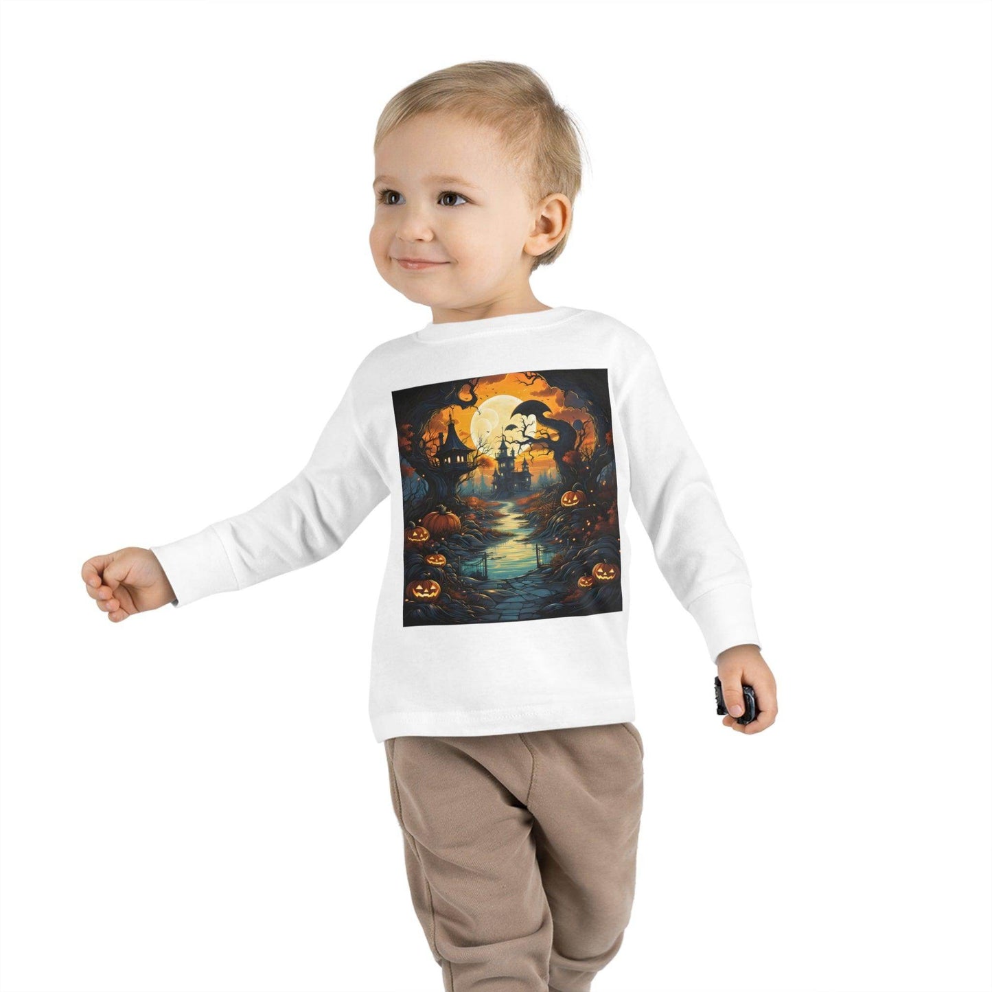 Toddler Halloween Costume Toddler Costume Long Sleeve Tee Happy Halloween Kids Costume - Giftsmojo