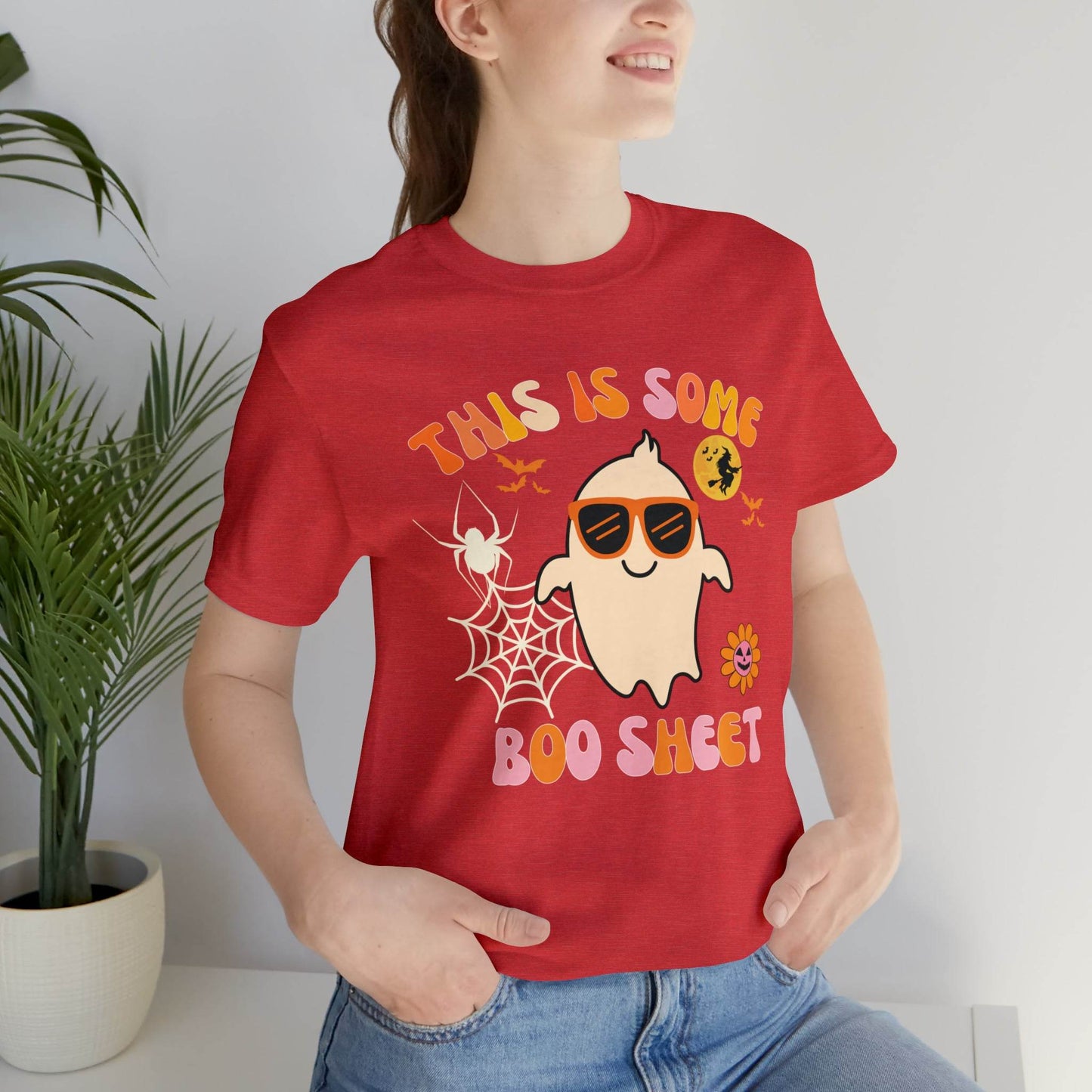 This Is Some Boo Sheet Funny Halloween Shirt Funny Halloween Costume Spooky Season Tee Funny Gift Shirt for Birthday Christmas Anniversary - Giftsmojo