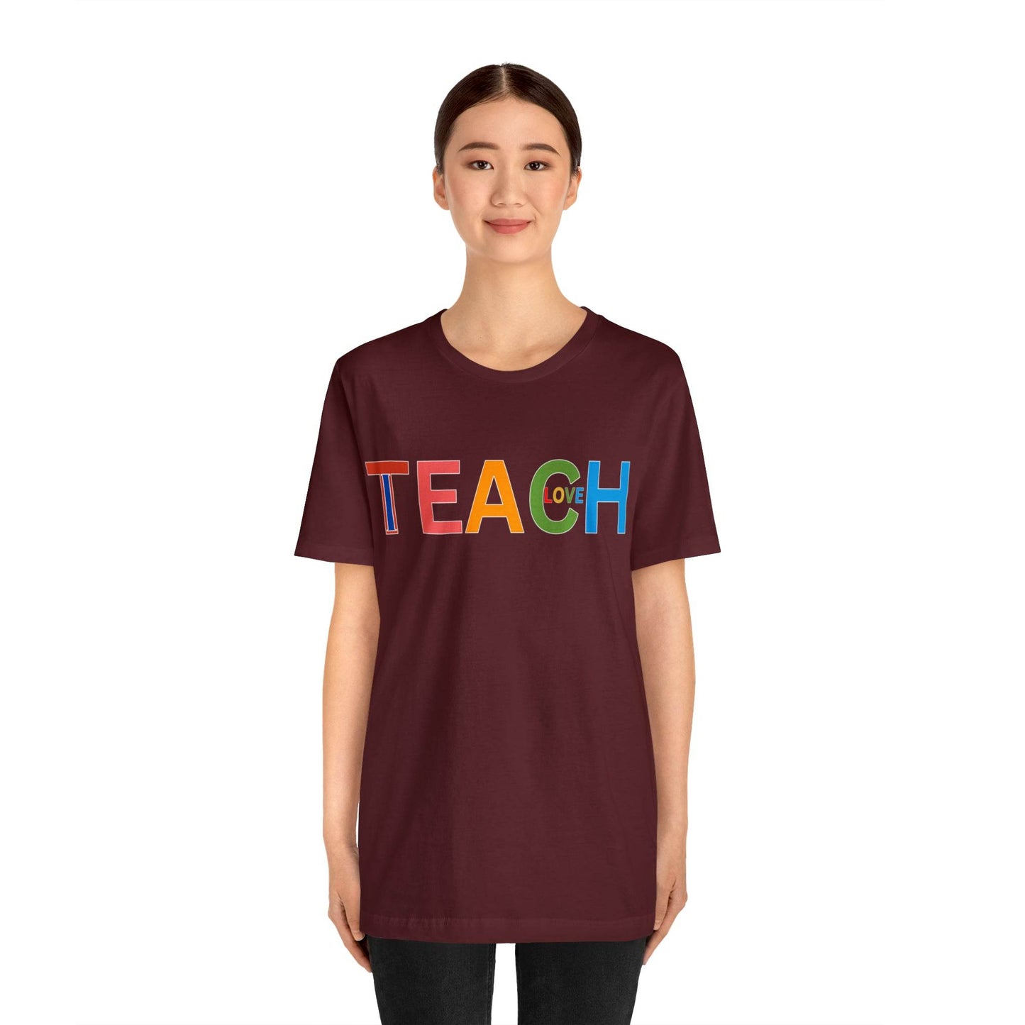 I Teach Love Shirt, Teacher Shirt, Teacher Appreciation Gift for Teachers - Giftsmojo