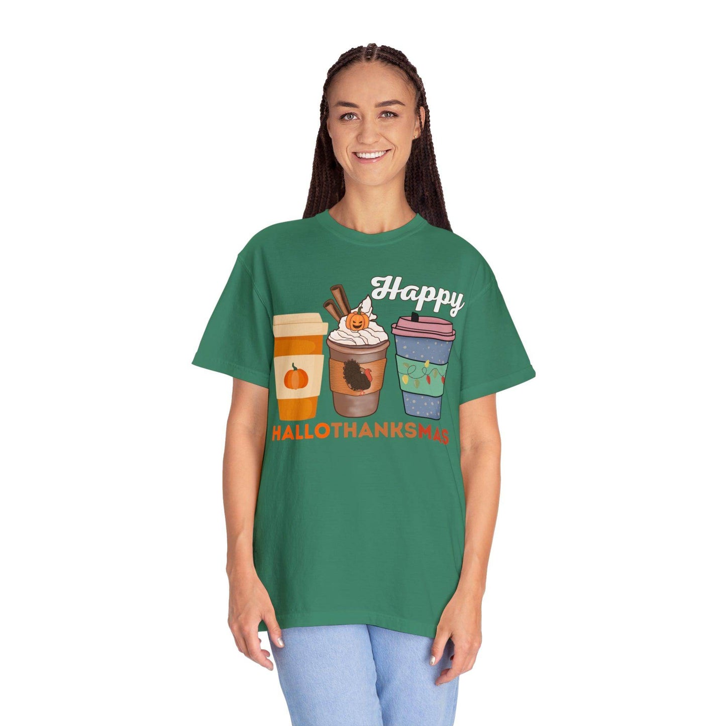 HALLOTHANKSMAS Gift for Fall Halloween Thanksgiving Christmas Gift - Giftsmojo