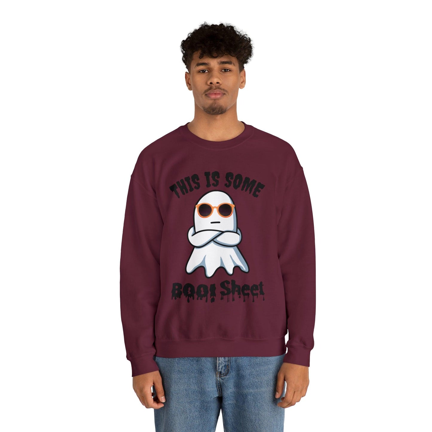 This Is Some Boo Sheet Funny HalloweenSweatshirt Funny Halloween Costume Spooky Season Tee Boo Ghost Sweatshirt Gift for Birthday Christmas