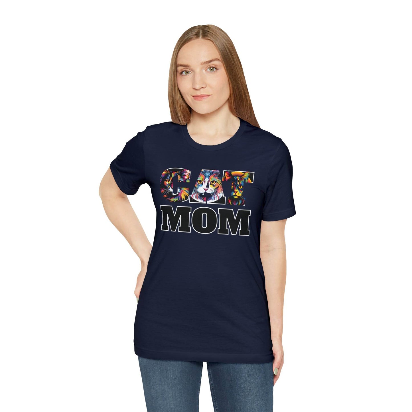 Vintage Cat Shirt Retro Cat Mom Tshirt Animal Lover Gift Cat T Shirt Cat Mom Gift Cat Lover Gift - Cat Lover Shirt Trendy Shirt for Cat Mom - Giftsmojo