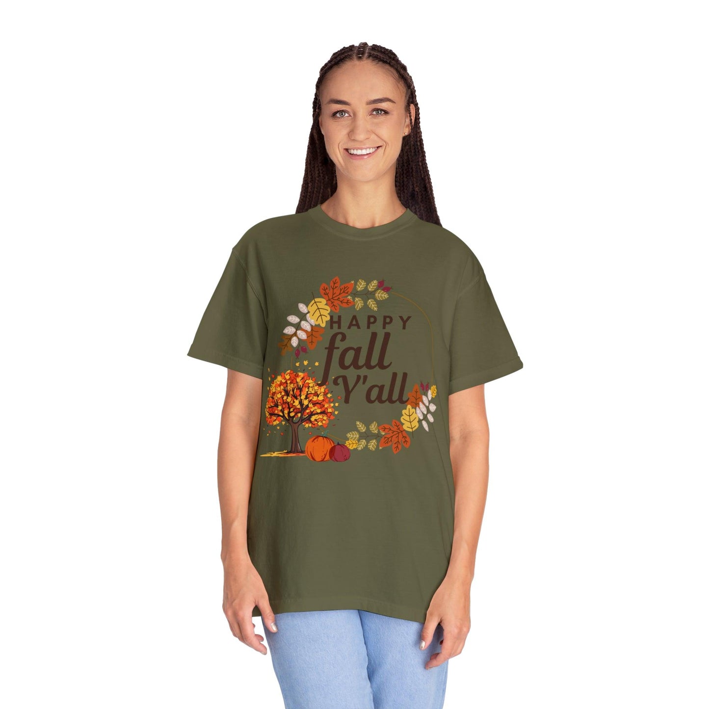Happy Fall Y'all Gift for Fall, Funny fall shirts gift, autumn tee,