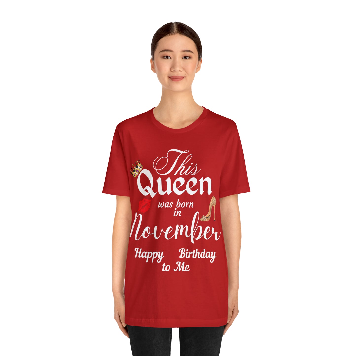 Birthday Queen Shirt, Gift for Birthday, This Queen was born in November Shirt, Funny Queen Shirt, Funny Birthday Shirt, Birthday Gift