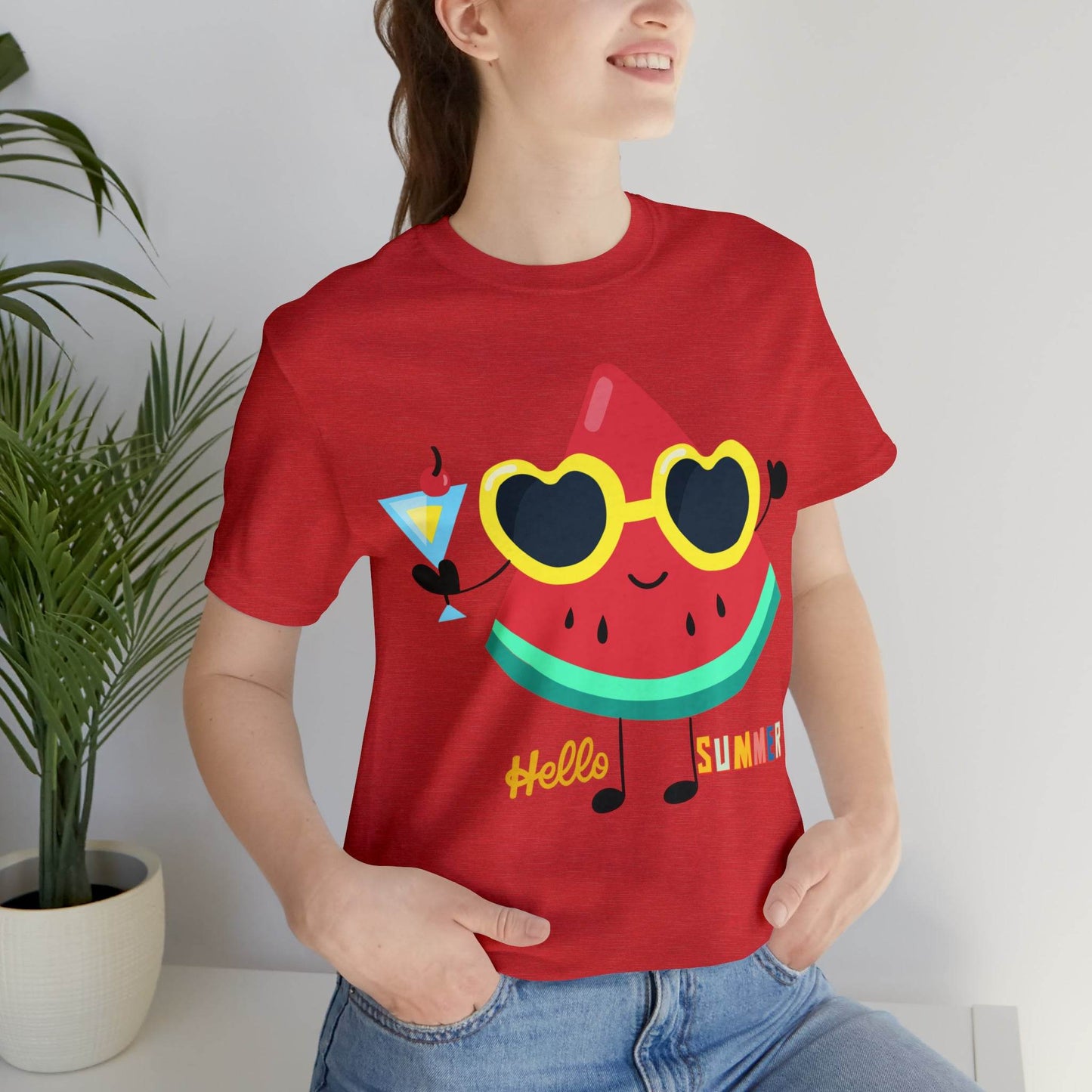 Funny Hello Summer Shirt, Water Mellon shirt, Summer shirts for women and men - Giftsmojo