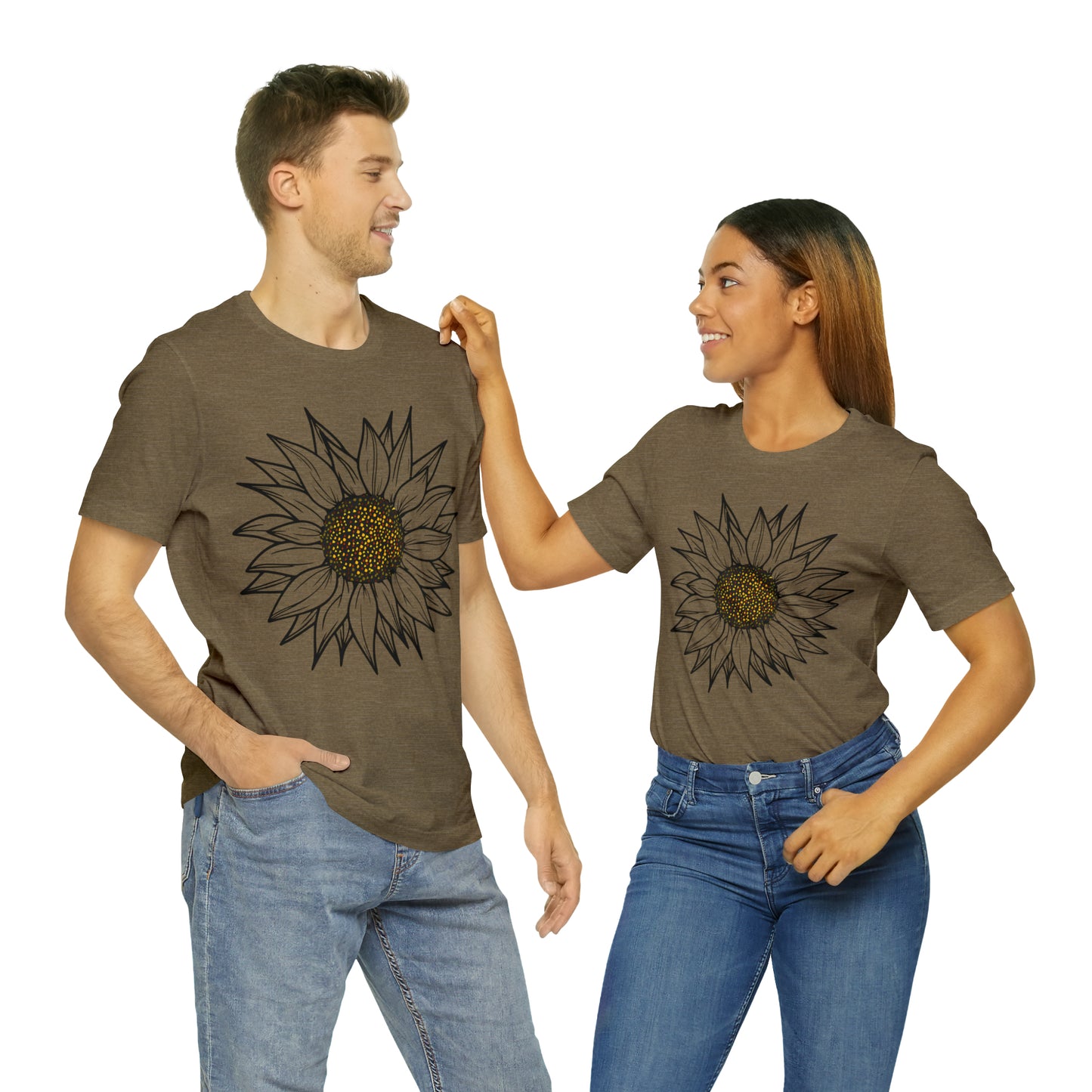 Sunflower Shirt, Floral Tee Shirt, Flower Shirt, Garden Shirt, Womens Fall Summer Shirt Sunshine Tee, Gift for Gardener, Nature love shirt