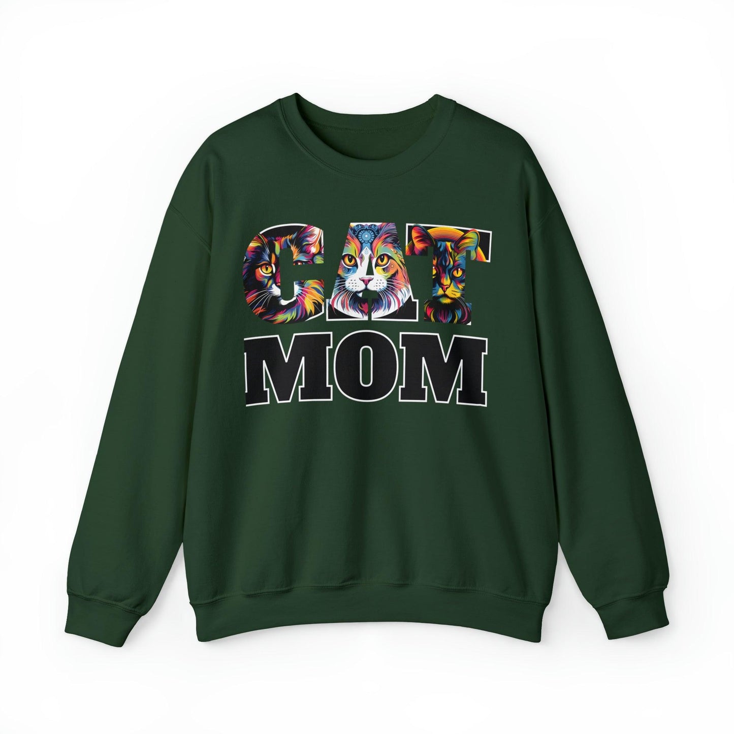 Cat Mom Sweatshirt Cat Sweatshirt Cat Crewneck Sweatshirt Cat Mom Gift Cat Lover Gift Cat Mama Shirt Cat Lover Sweater Animal Lover Gift