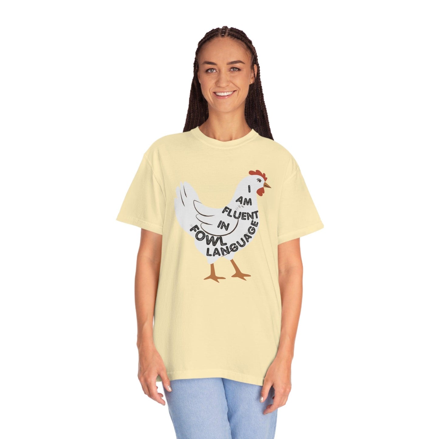 Chicken Shirt Chicken Tee Chicken Owner Gift - Gift For Chicken Lover gift, Fluent in Fowl Language shirt