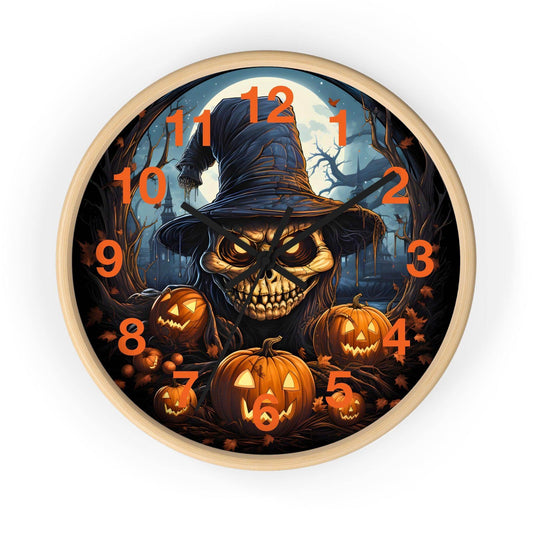 Halloween Ghost Wall Clock Home Decor Halloween Wall Clocks Halloween Clock Fall Clock Halloween Decor - Giftsmojo