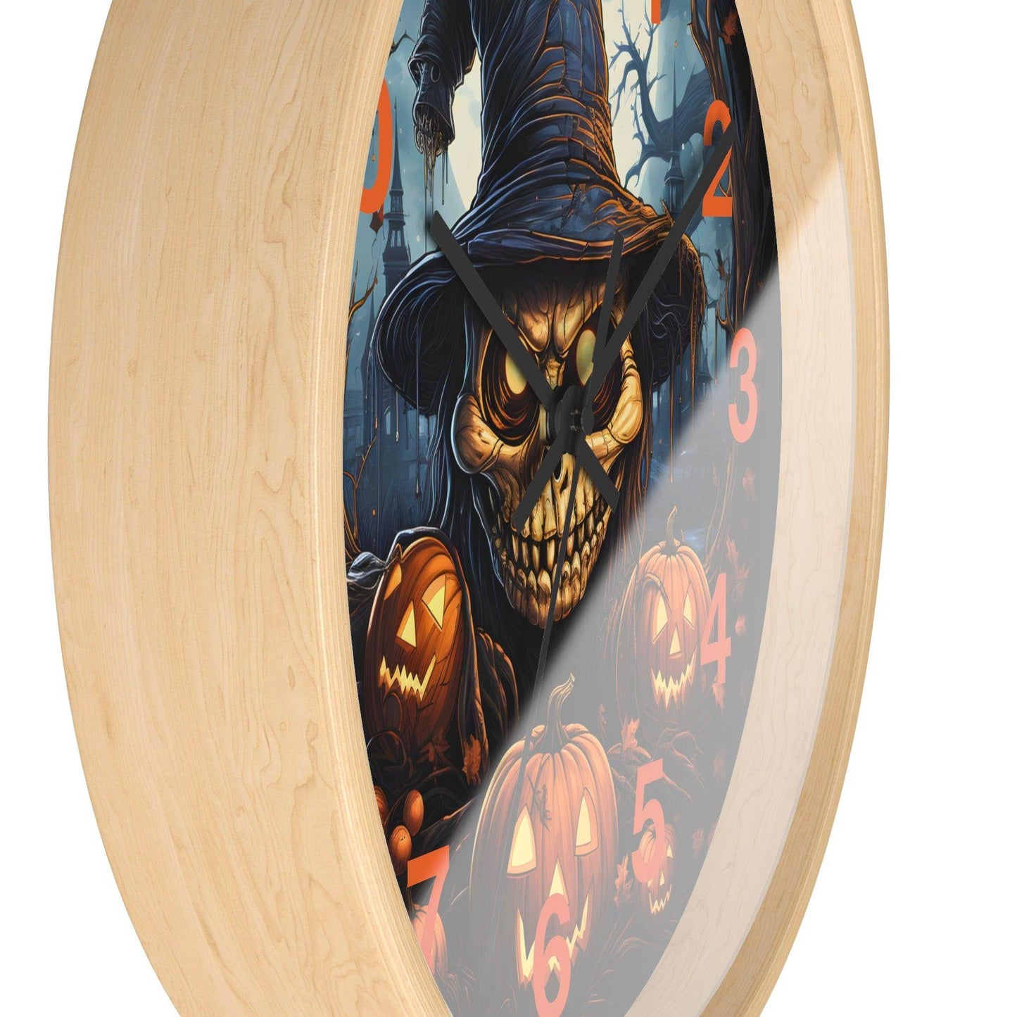 Halloween Ghost Wall Clock Home Decor Halloween Wall Clocks Halloween Clock Fall Clock Halloween Decor - Giftsmojo