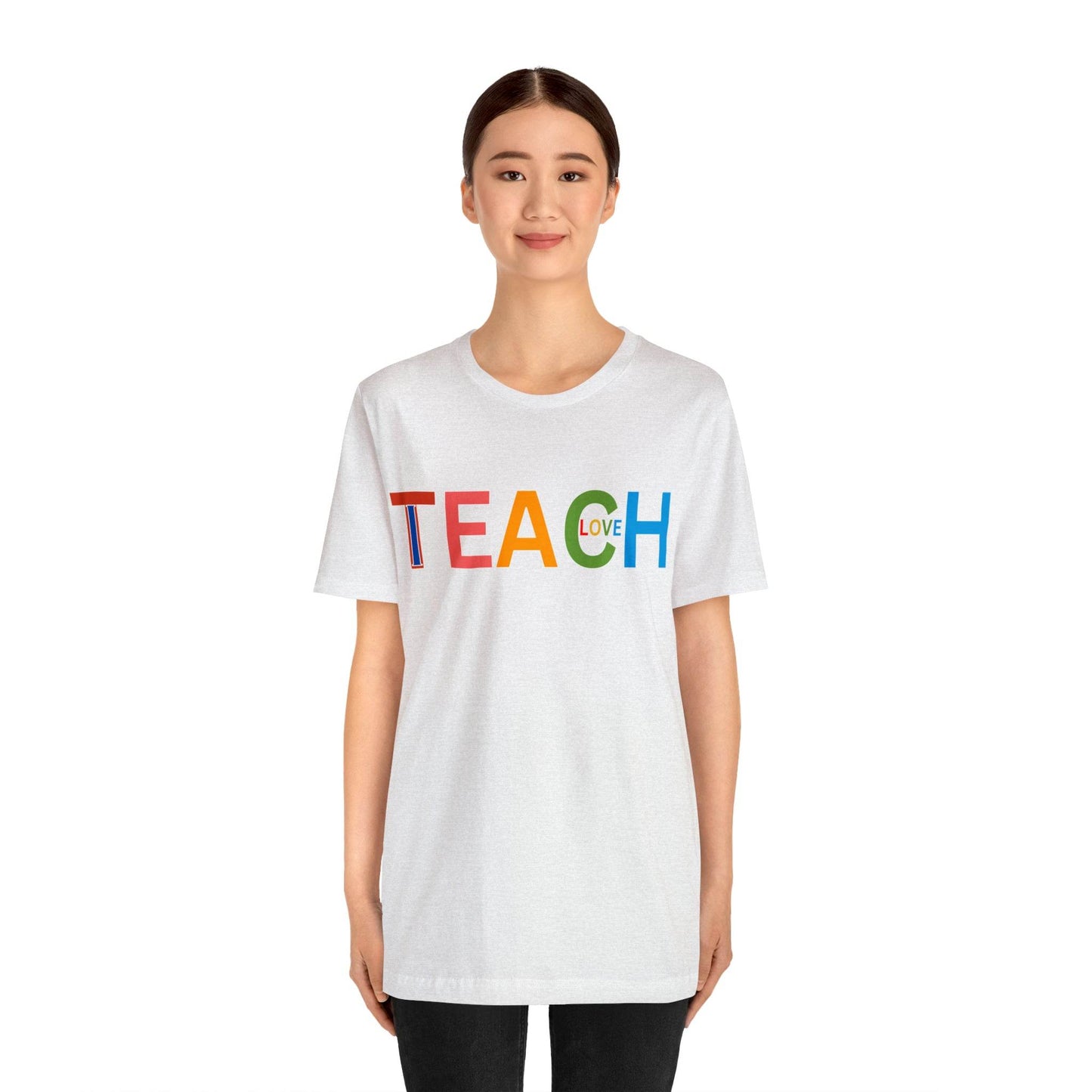 I Teach Love Shirt, Teacher Shirt, Teacher Appreciation Gift for Teachers - Giftsmojo