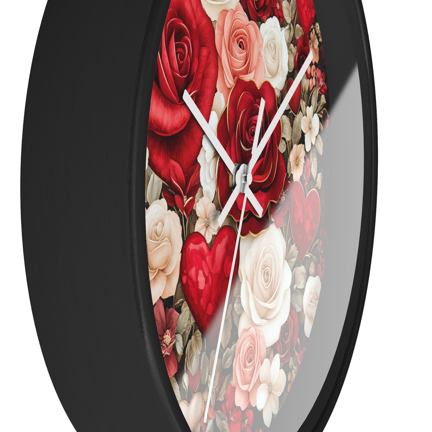 Botanical Home Decor Floral Clock Flower Wall Clock, Nature Lover Gift