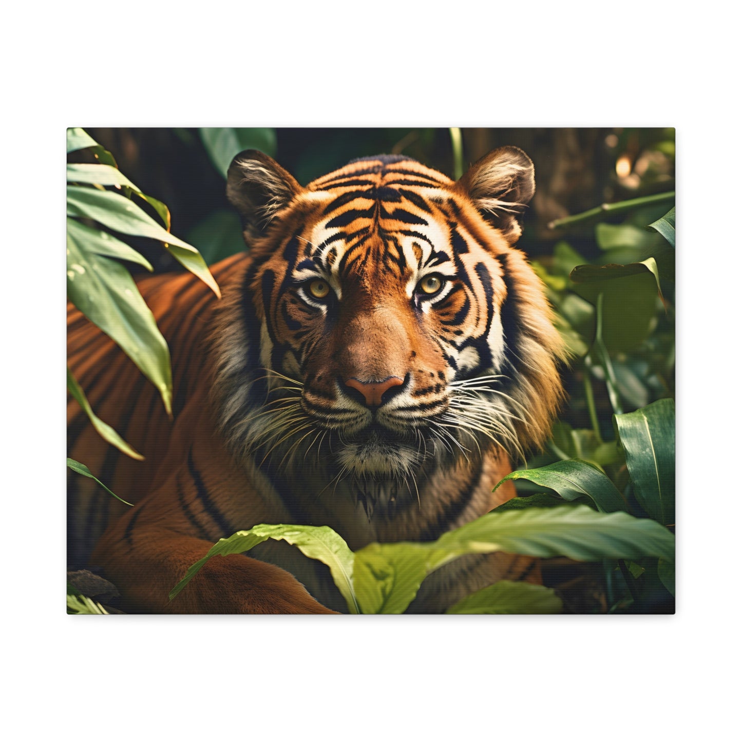 Tiger In Nature Art Canvas Gallery Wraps Tiger Print Large Canvas Art Animal Wall Art minimalist Wall Art Lover Gift