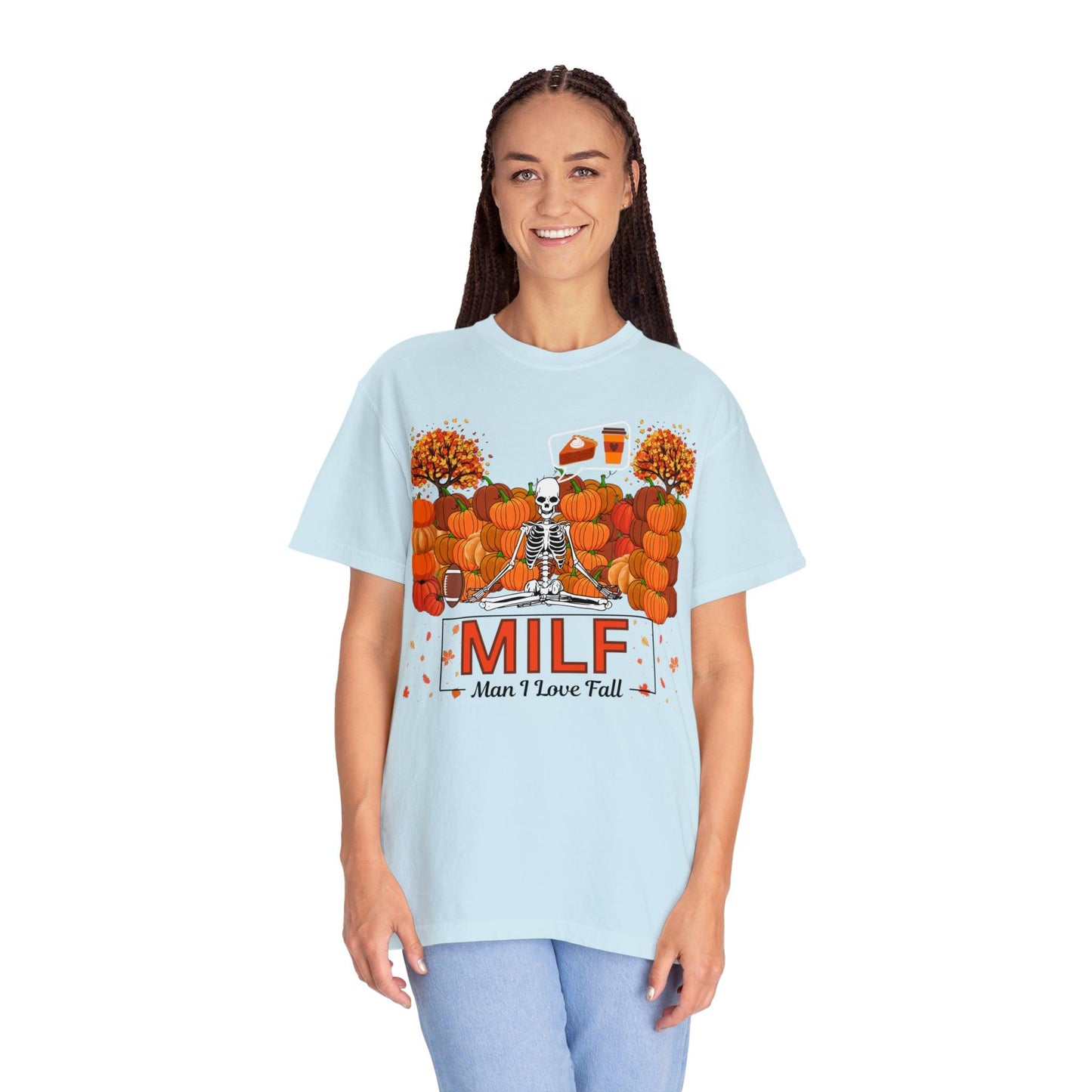 MILF Man I love Fall Gift for Fall Funny Fall Shirts Gift Pumpkin Comfort Colors Shirt