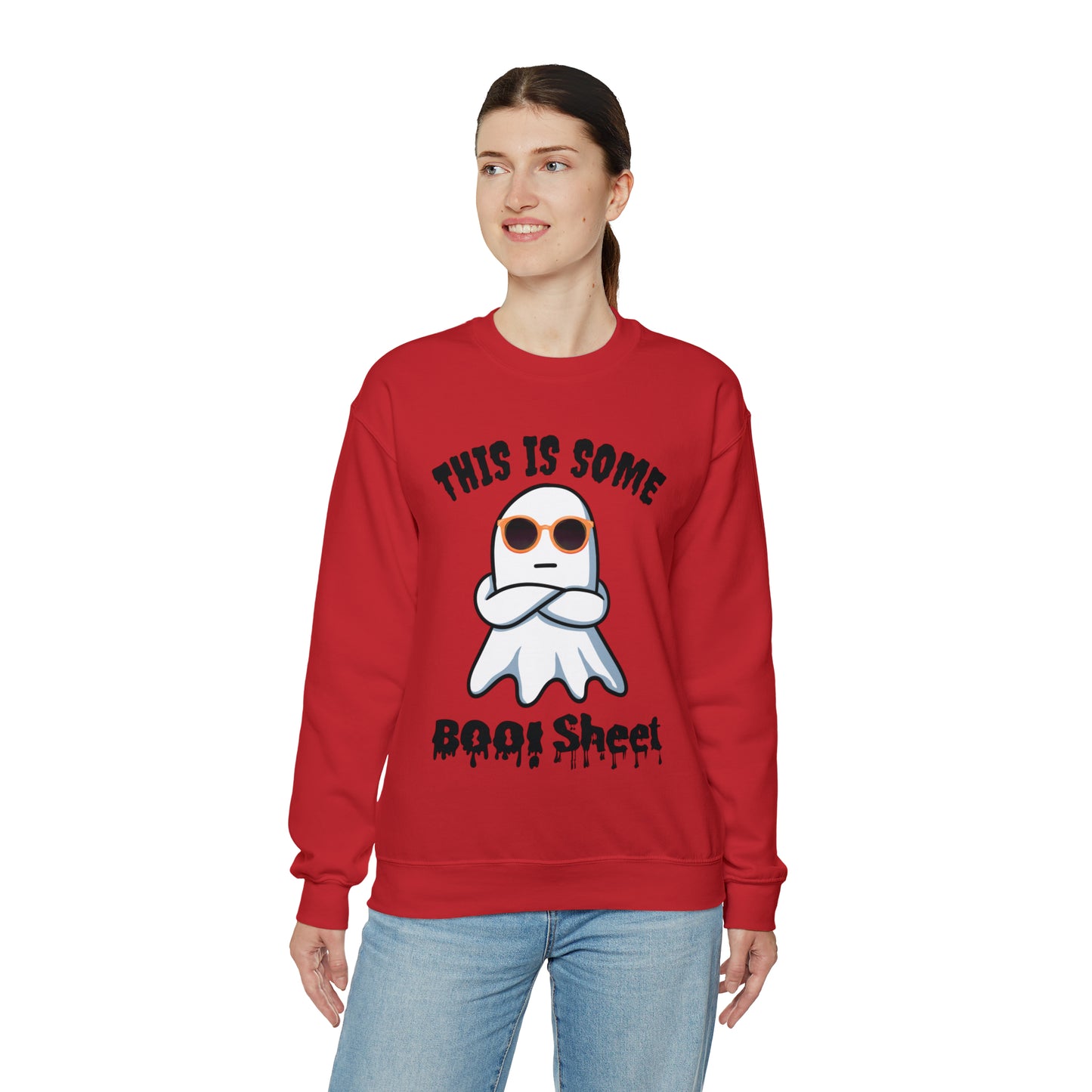 This Is Some Boo Sheet Funny HalloweenSweatshirt Funny Halloween Costume Spooky Season Tee Boo Ghost Sweatshirt Gift for Birthday Christmas