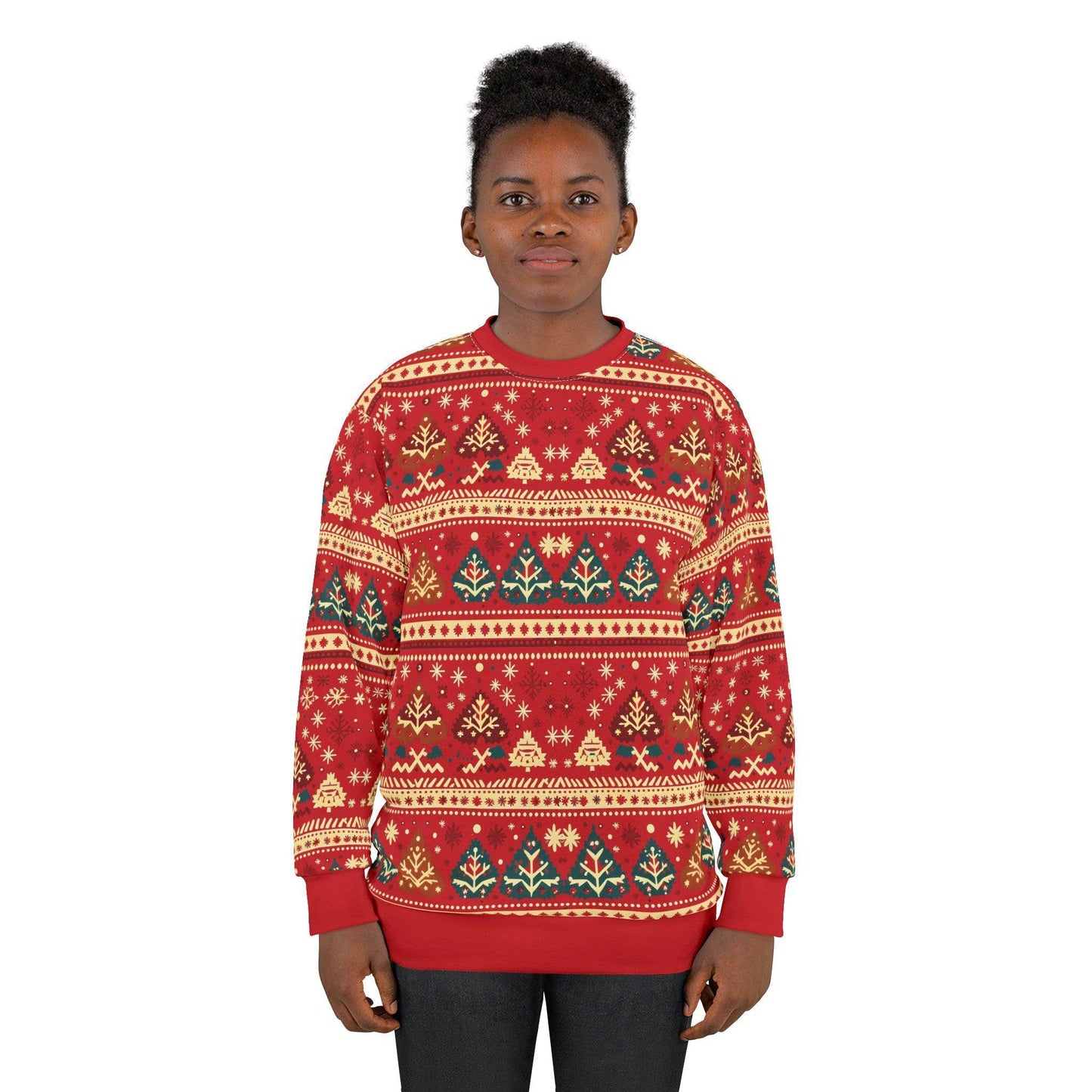 Ugly Christmas Sweater Green Christmas Sweatshirt Ugly Sweatshirt Full Ugly Christmas Shirt - Giftsmojo