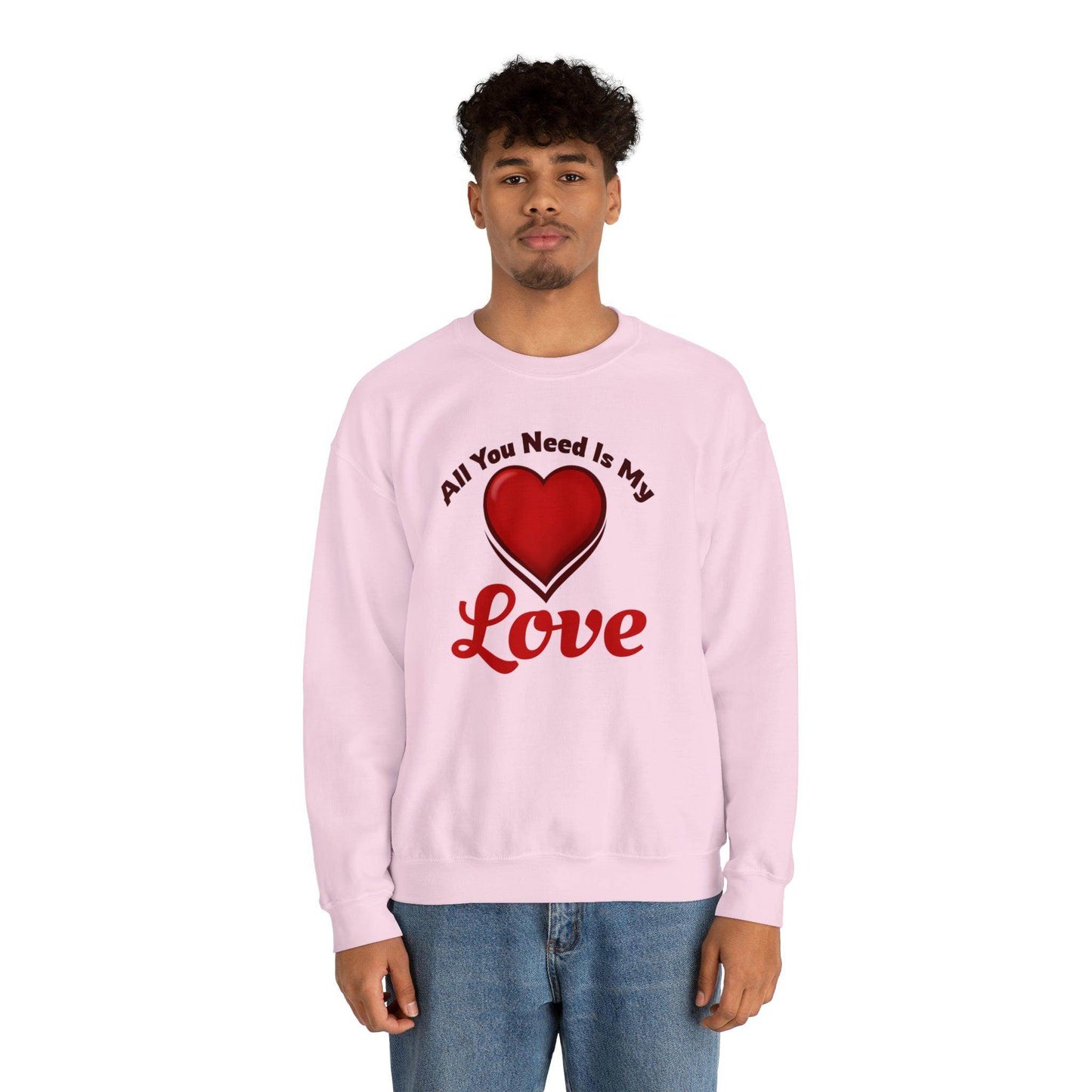 All you need is My Love Tee Hooded Sweatshirt - Giftsmojo