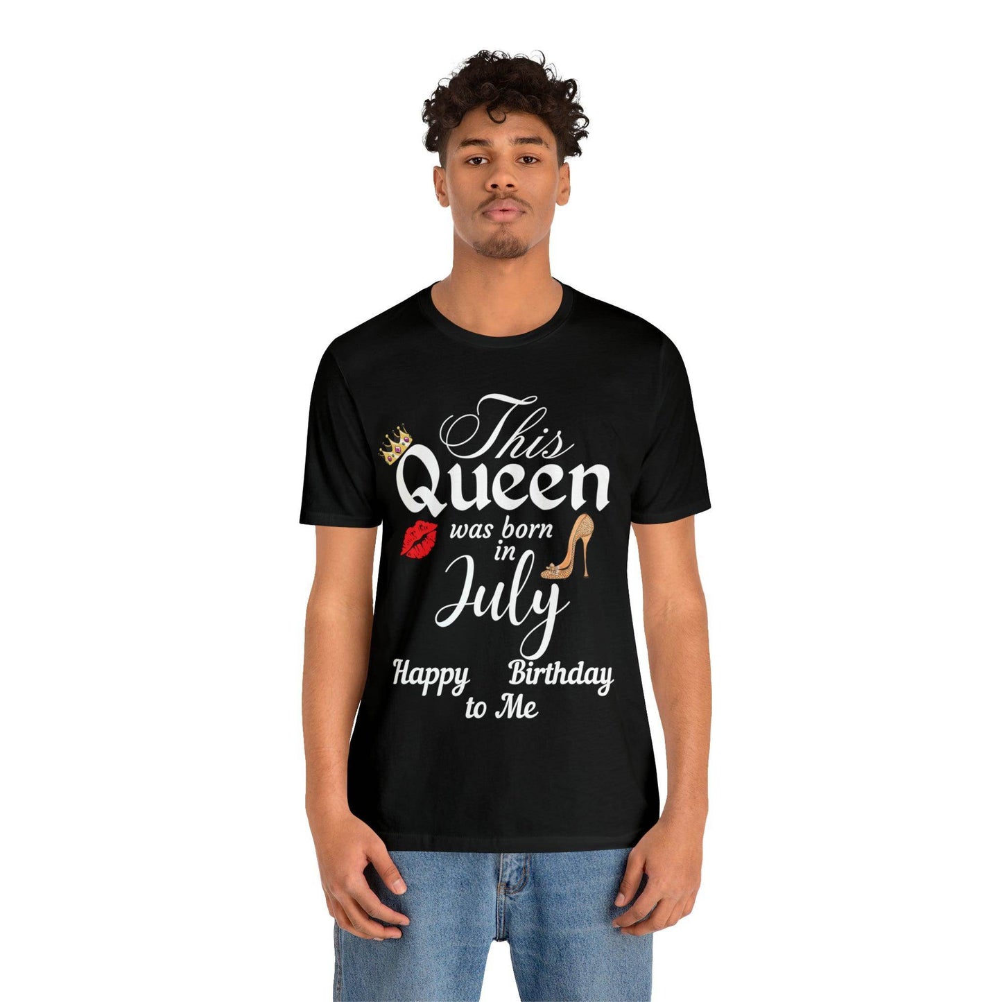 Birthday Queen Shirt, Gift for Birthday, This Queen was born in July Shirt, Funny Queen Shirt, Funny Birthday Shirt, Birthday Gift - Giftsmojo