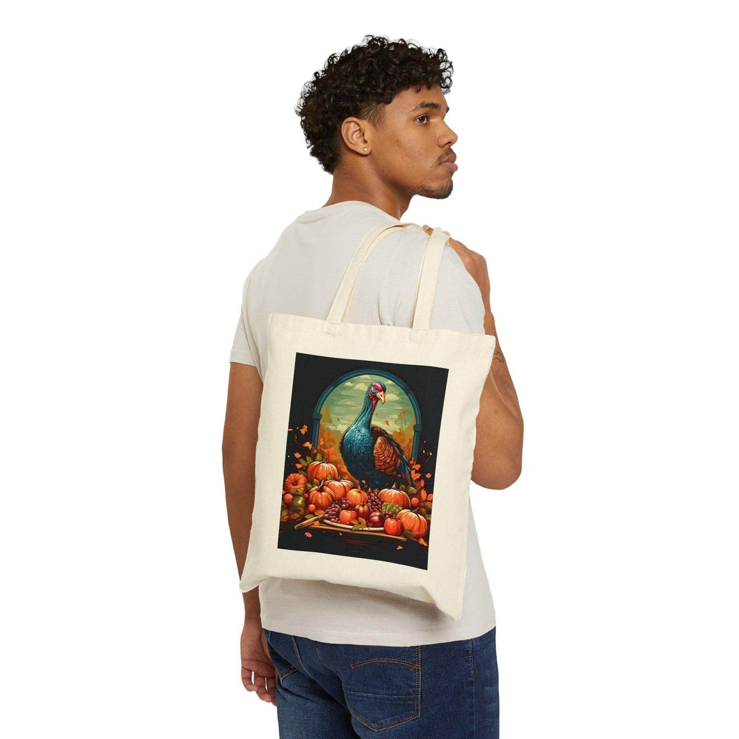 Thanksgiving Canvas Tote Bag Thanksgiving Tote Bag - Giftsmojo
