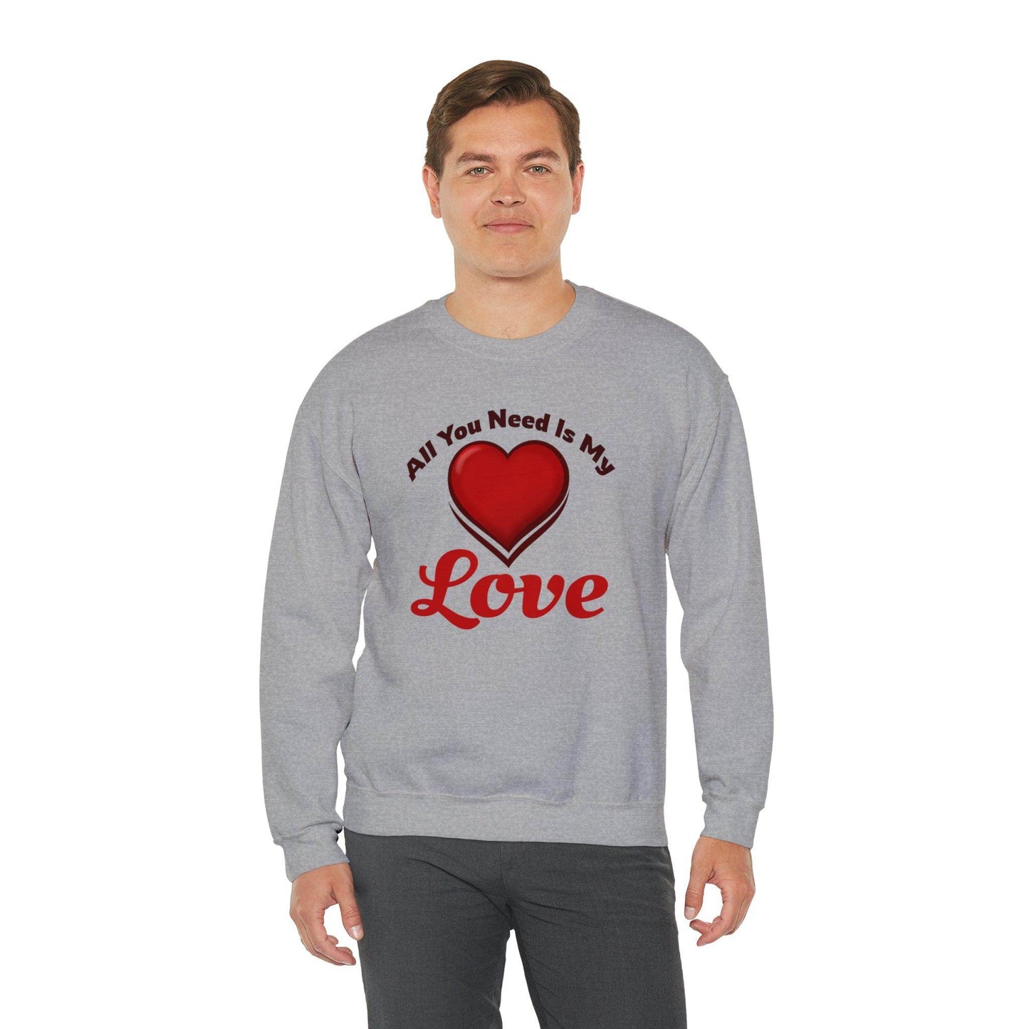 All you need is My Love Tee Hooded Sweatshirt - Giftsmojo