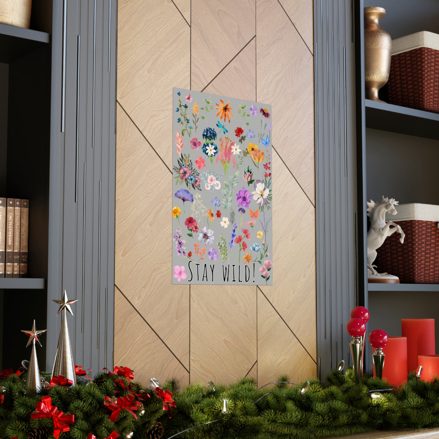 Watercolor Wildflowers Wall Art