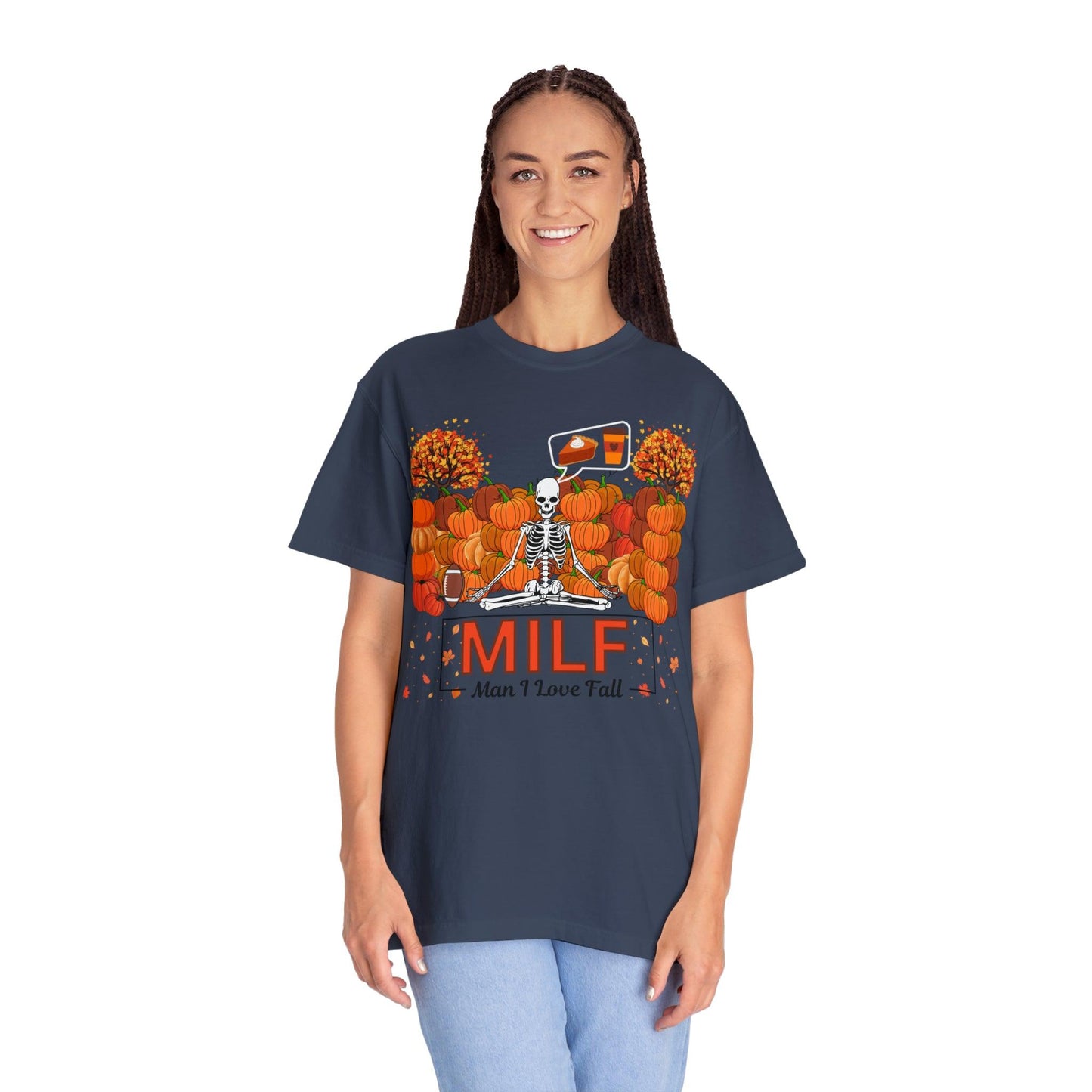 MILF Man I love Fall Gift for Fall Funny Fall Shirts Gift Pumpkin Comfort Colors Shirt