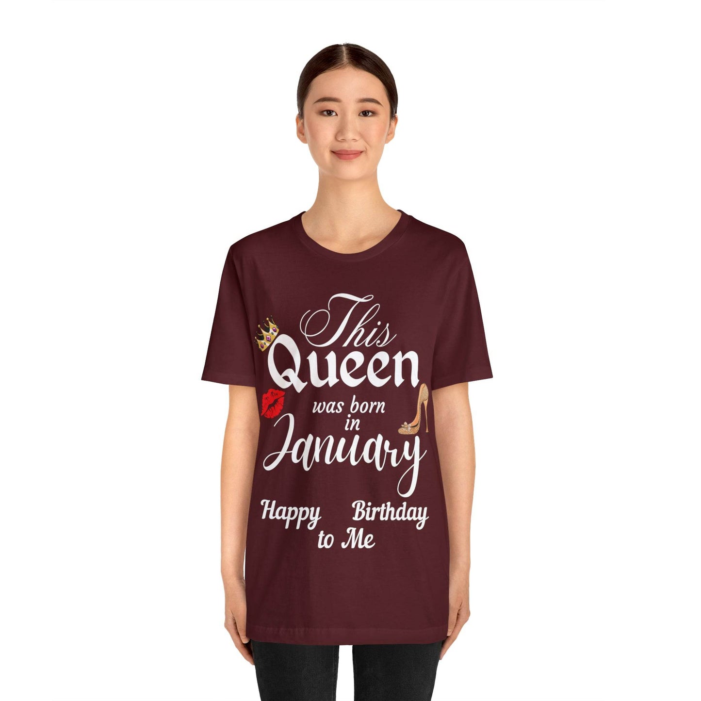 Birthday Queen Shirt, Gift for Birthday, This Queen was born in January Shirt, Funny Queen Shirt, Funny Birthday Shirt, Birthday Gift - Giftsmojo