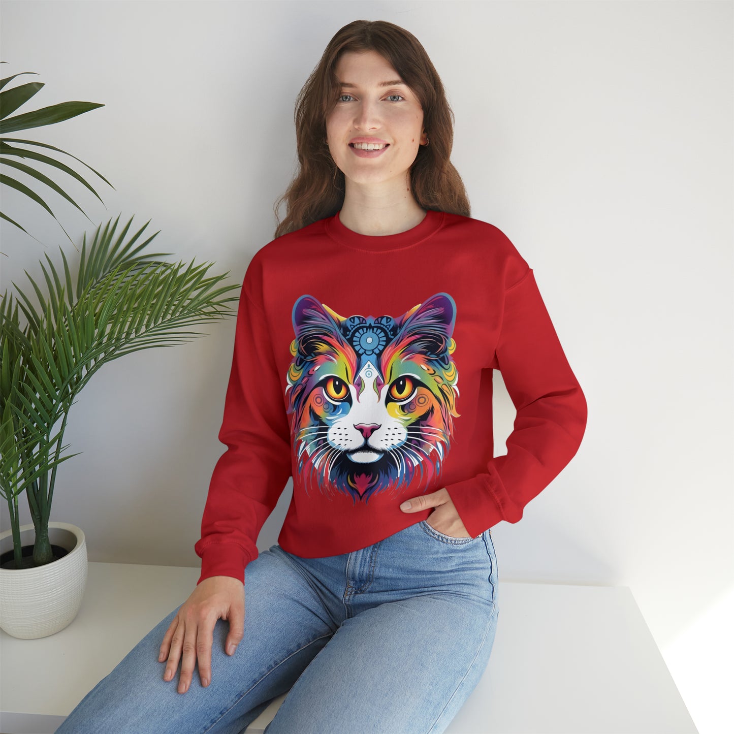 Vintage Cat Lover Sweater Animal Lover Gift Cat Mom Gift Cat Lover Gift Cat Mom Sweatshirt Retro Cat Sweatshirt Cat Crewneck Sweatshirt