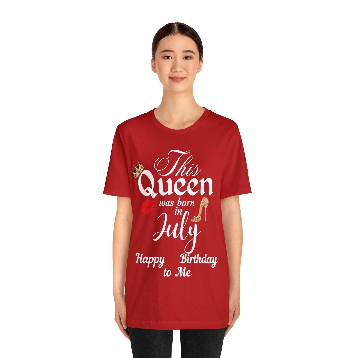 Birthday Queen Shirt, Gift for Birthday, This Queen was born in July Shirt, Funny Queen Shirt, Funny Birthday Shirt, Birthday Gift - Giftsmojo