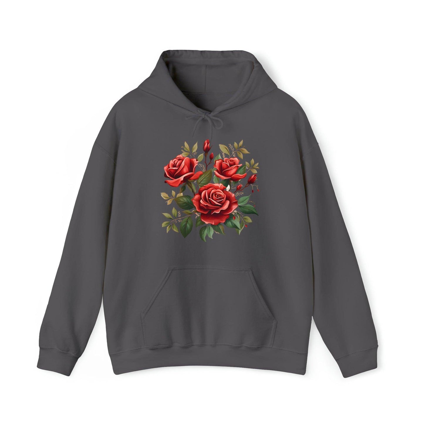 Christmas Flower Hooded Sweatshirt Christmas Flower Sweatshirt Christmas Sweater Christmas Pullover Christmas Flower Shirt - Giftsmojo