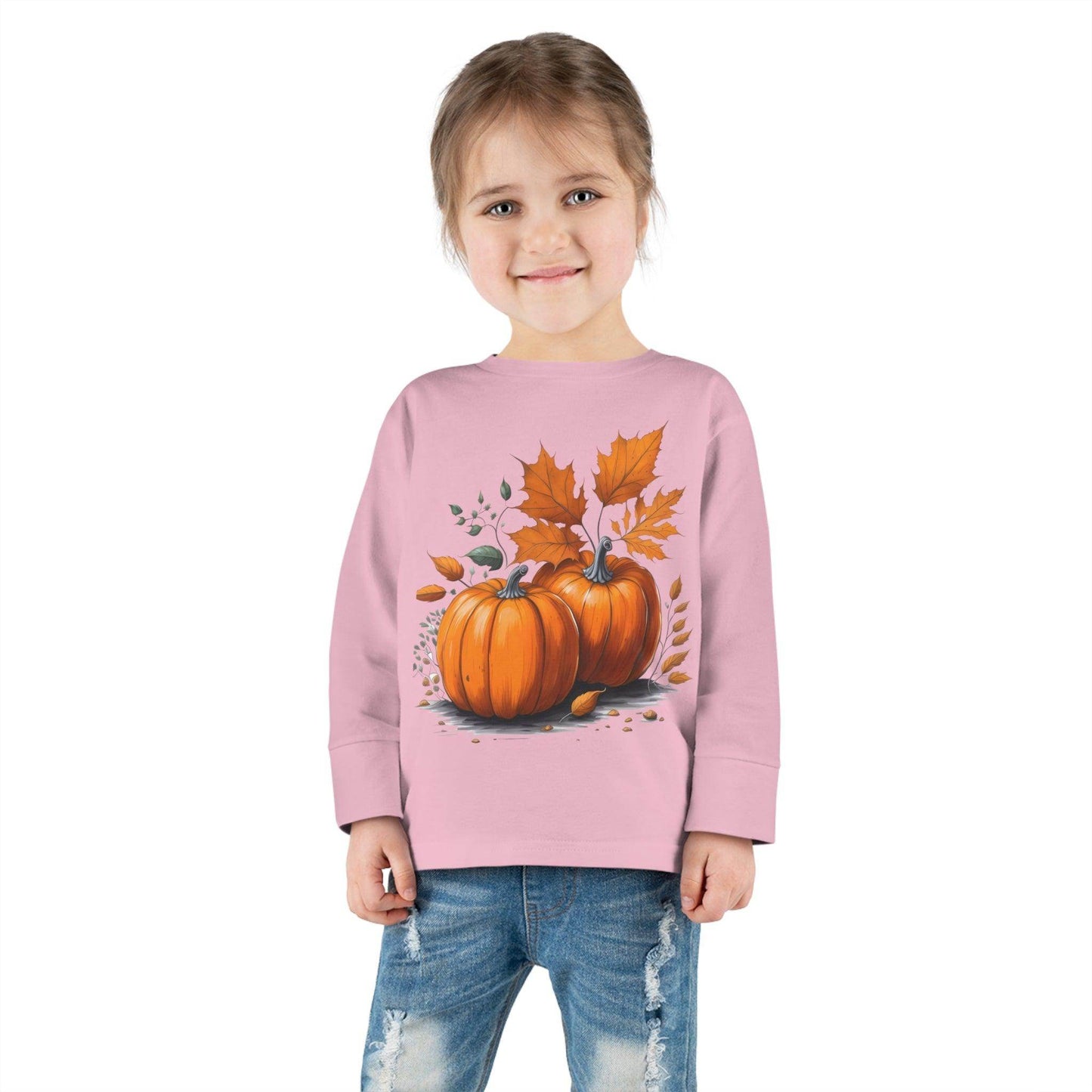 Kids Halloween Pumpkin Shirt Fall Shirt Kids Halloween Costume Kids Trick or Treat Outfit for Halloween - Giftsmojo