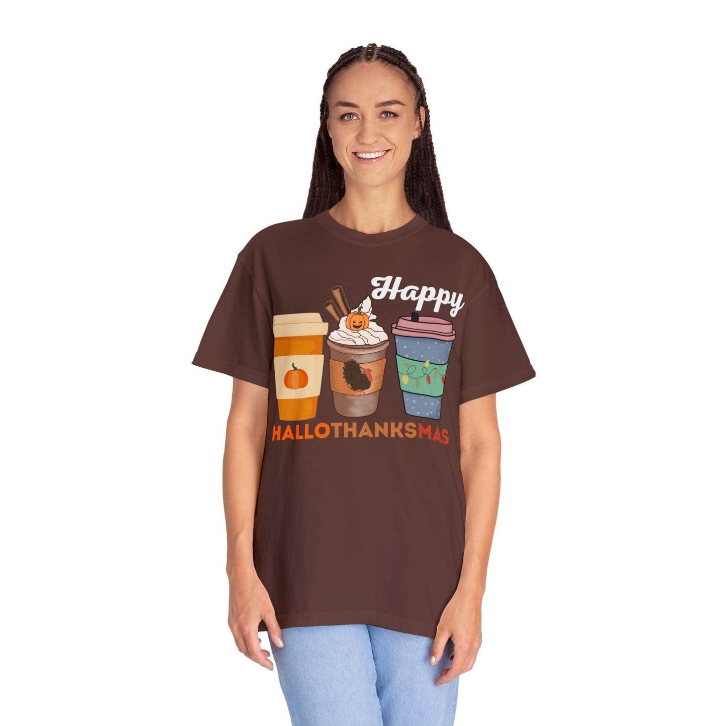 HALLOTHANKSMAS Gift for Fall Halloween Thanksgiving Christmas Gift - Giftsmojo