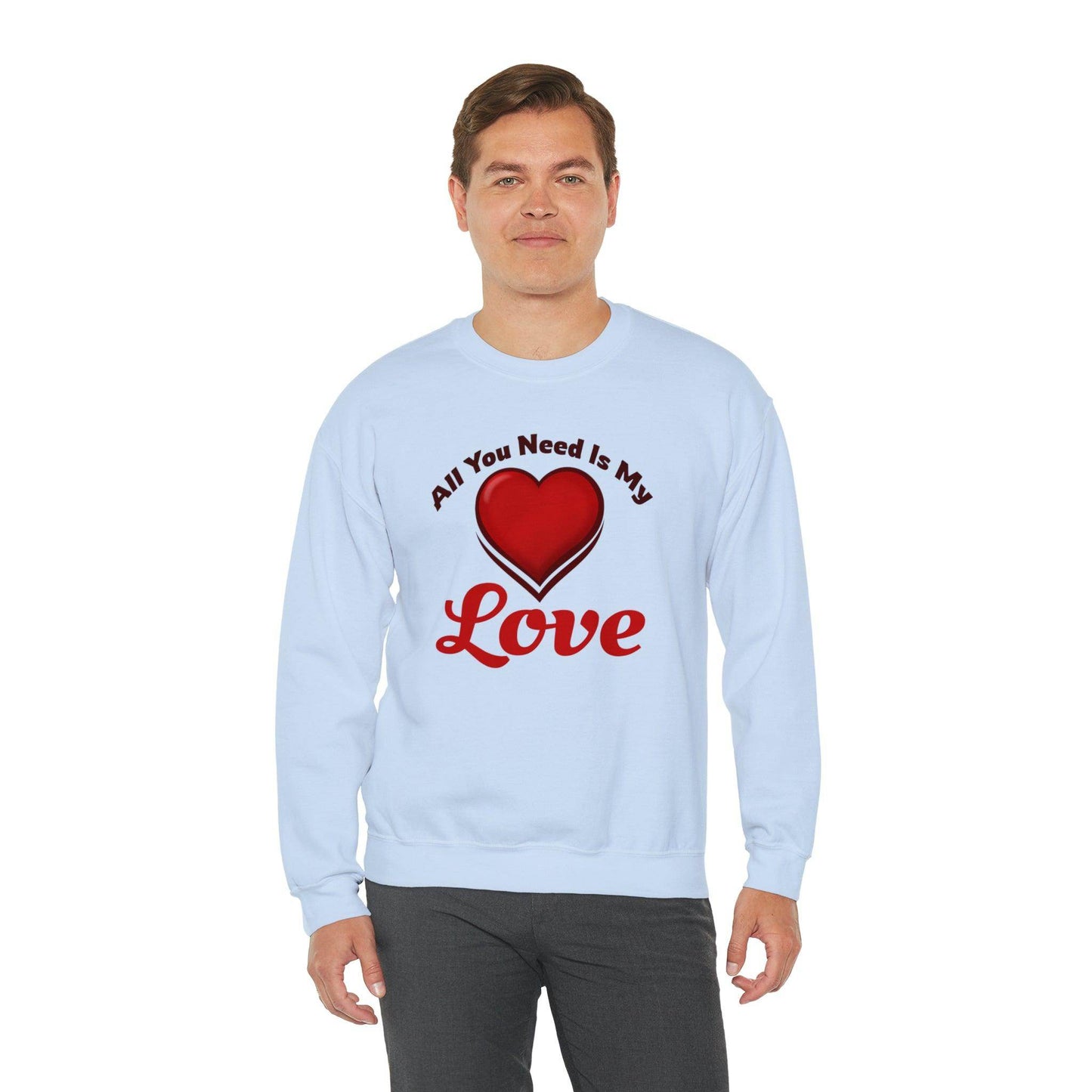 All you need is My Love Tee Hooded Sweatshirt - Giftsmojo