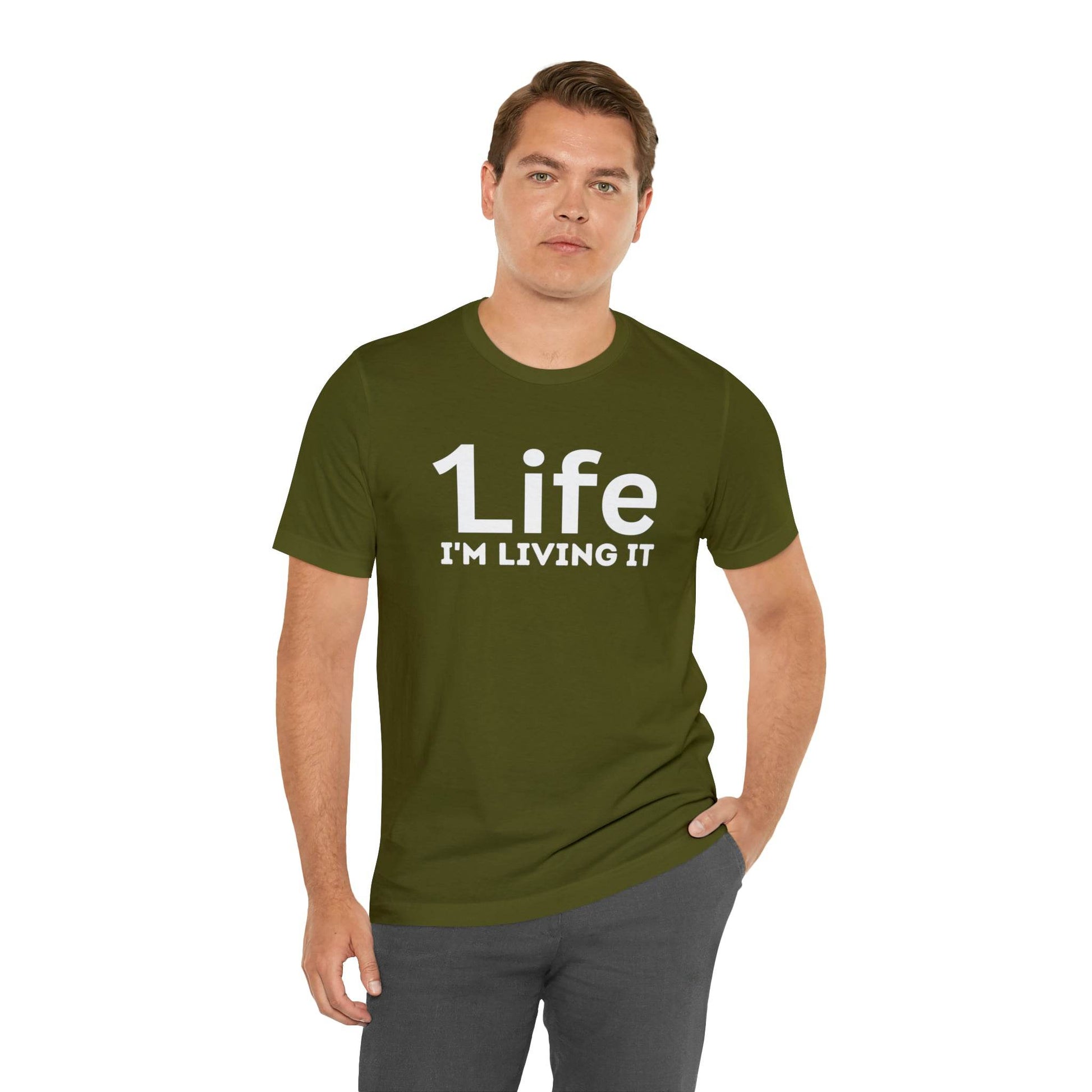 One Life I'M Living It Shirt One life Shirt 1life shirt Live Your Life You Only Have One Life To Live Shirt - Giftsmojo