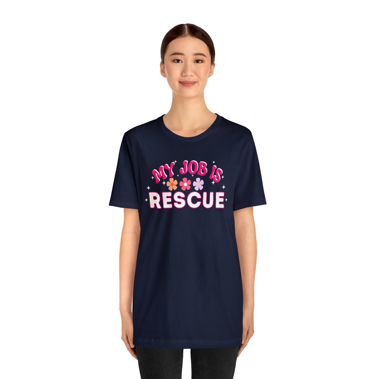 My Job is Rescue Shirt Firefighter Shirt Coast Guard Shirt Paramedic, Lifeguard,