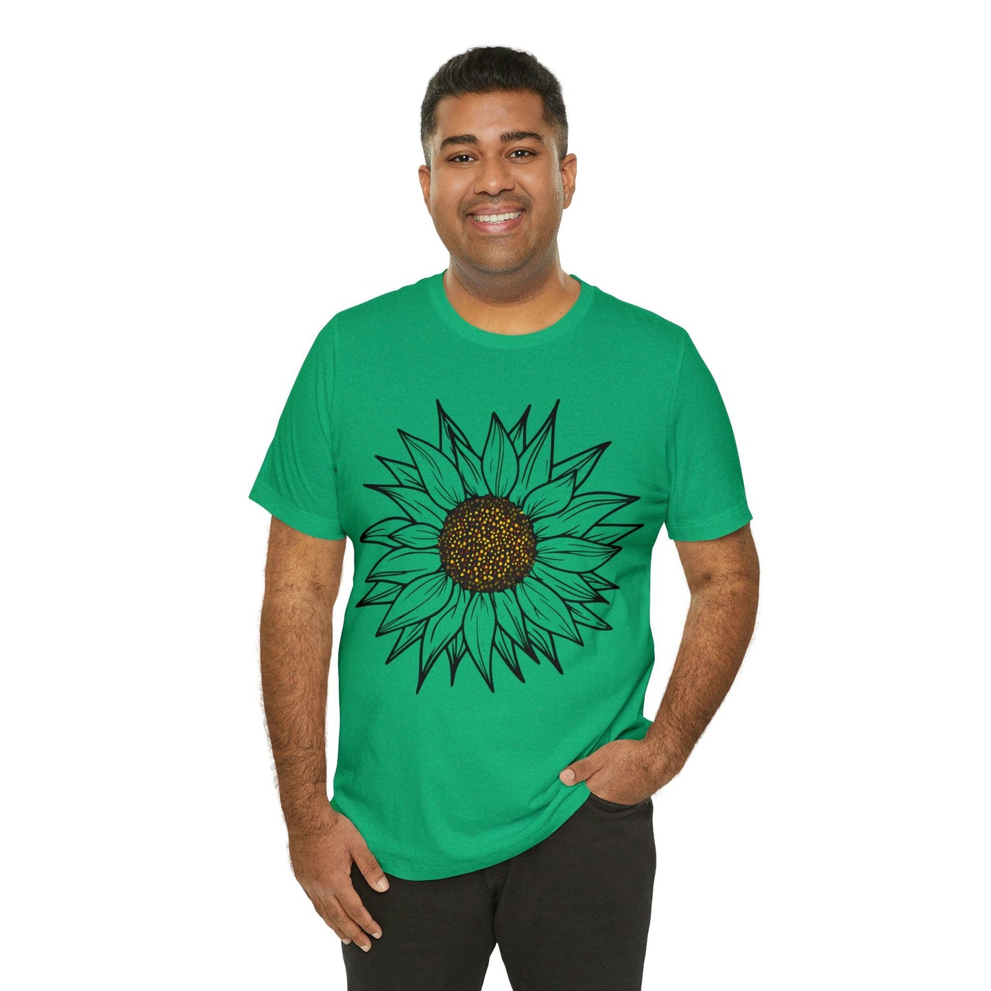 Sunflower Shirt, Floral Tee Shirt, Flower Shirt, Garden Shirt, Womens Fall Summer Shirt Sunshine Tee, Gift for Gardener, Nature love shirt - Giftsmojo