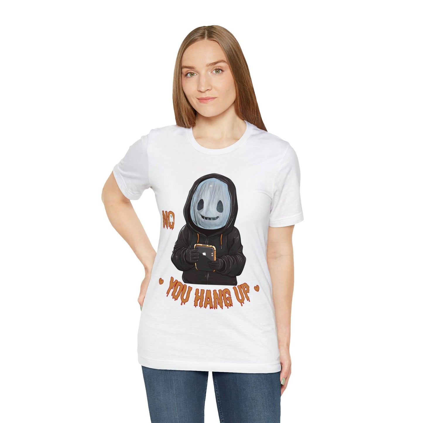 Halloween Shirt No You Hang Up Scary Halloween Costume Fall shirt Spooky Vibes Shirt - Giftsmojo