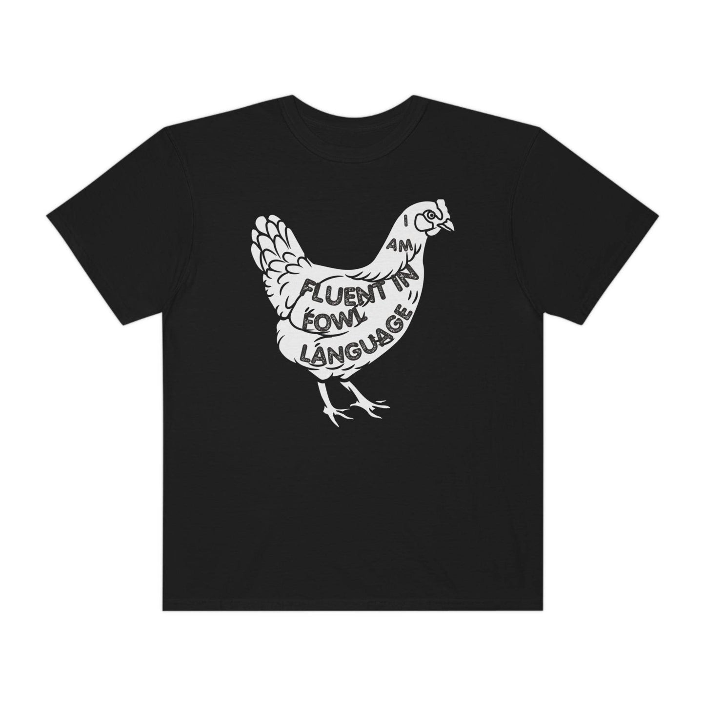 Chicken Shirt Chicken Tee Chicken Owner Gift -Fluent in Fowl Language Gift For Chicken Lover gift - Giftsmojo