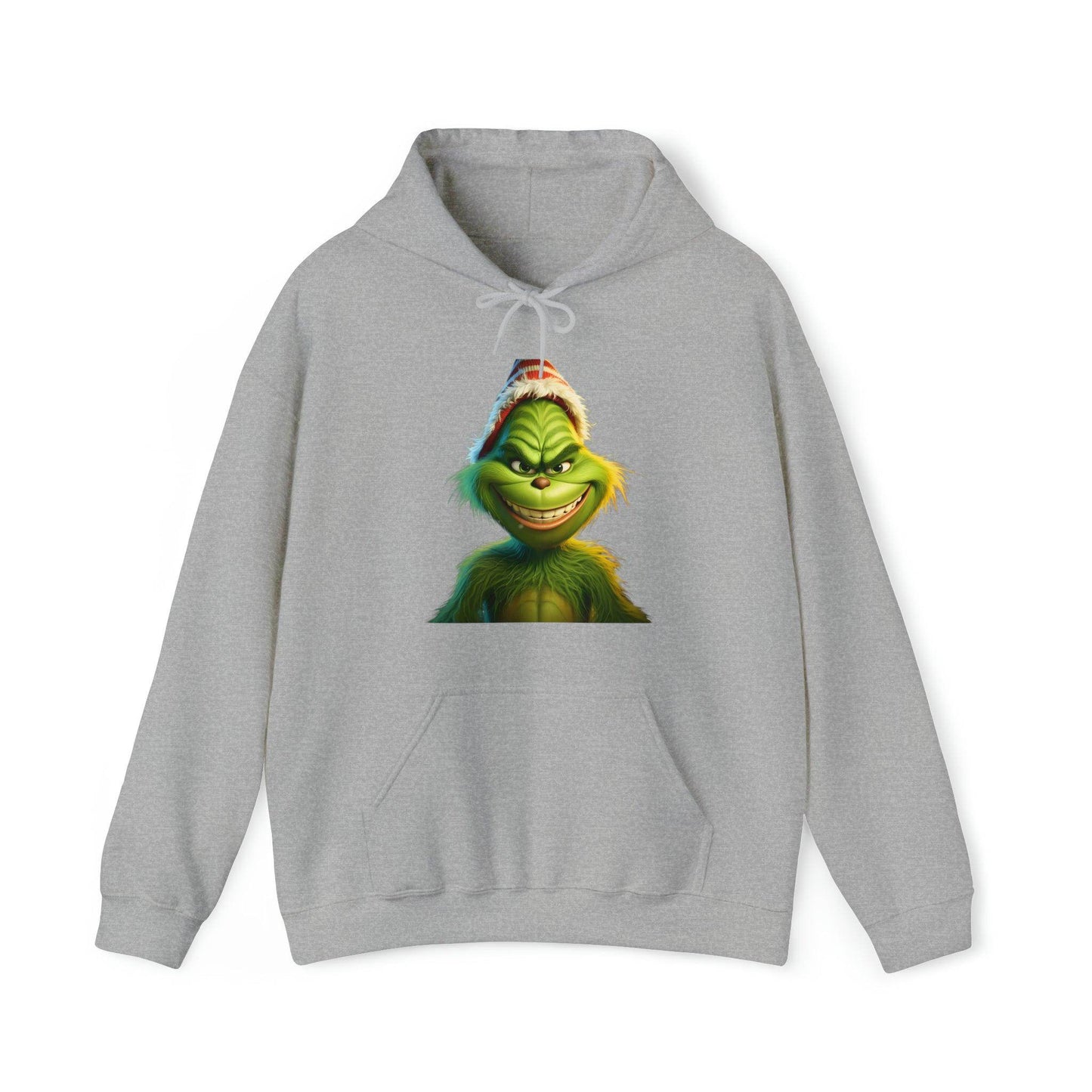 Grinch Hooded Sweatshirt Grinch Christmas Sweatshirt Christmas Sweater Truck Pullover Christmas Tree Sweat Pine Tree Pullover Grinch With a Mug - Giftsmojo