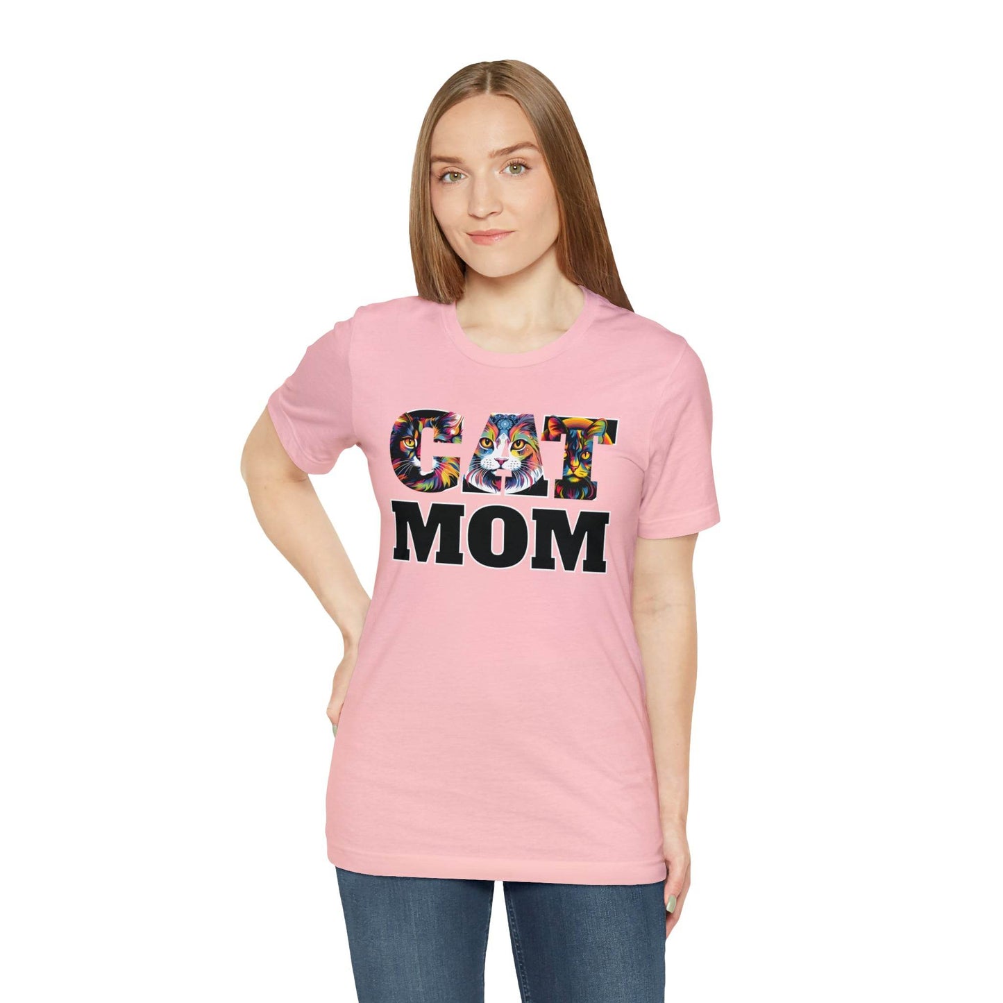 Vintage Cat Shirt Retro Cat Mom Tshirt Animal Lover Gift Cat T Shirt Cat Mom Gift Cat Lover Gift - Cat Lover Shirt Trendy Shirt for Cat Mom - Giftsmojo