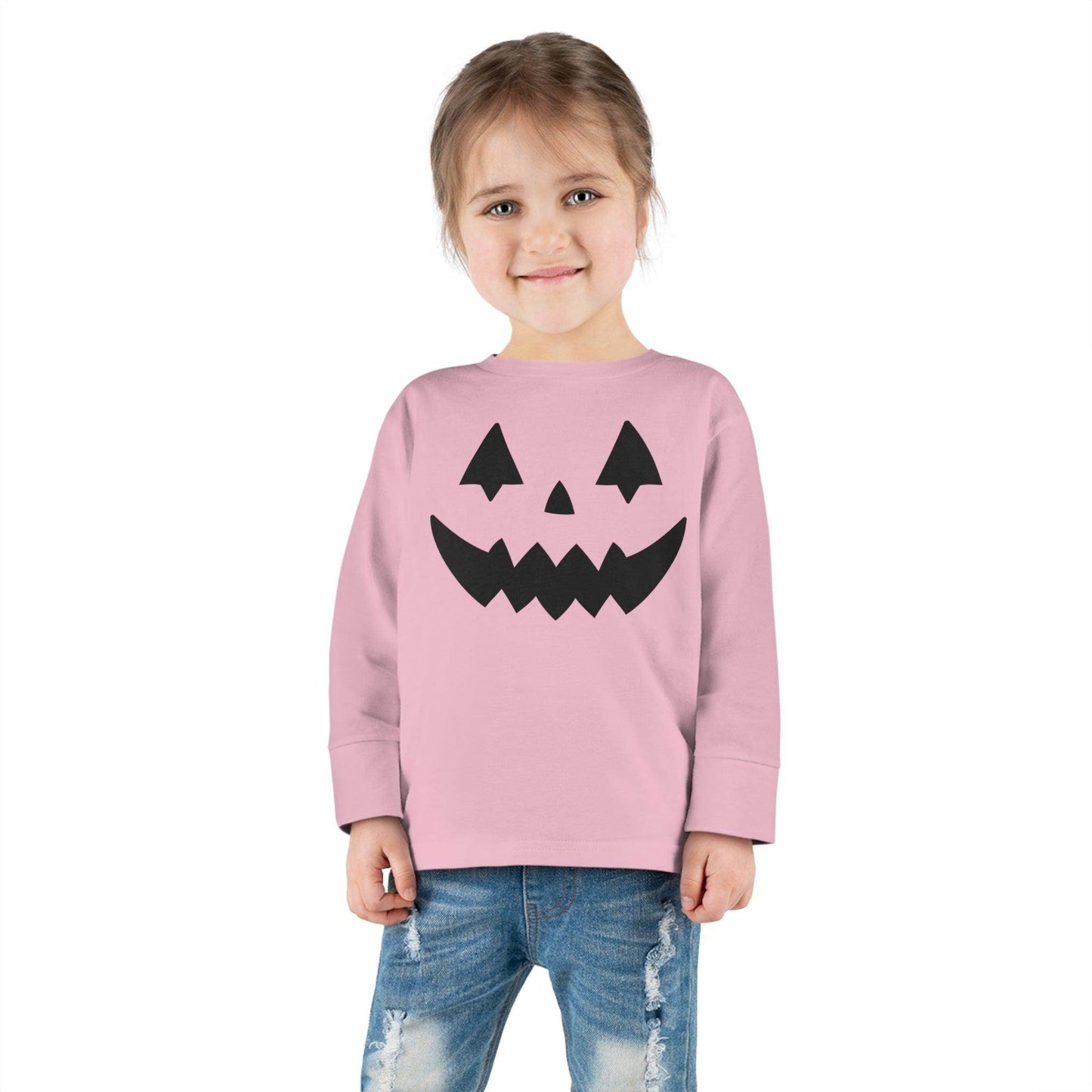 Kids scary Faces Halloween Pumpkin Face Shirt Kids Jack O Lantern Shirt Kids Halloween Shirt Kids Long Sleeve Trick or Treat Outfit for Halloween - Giftsmojo
