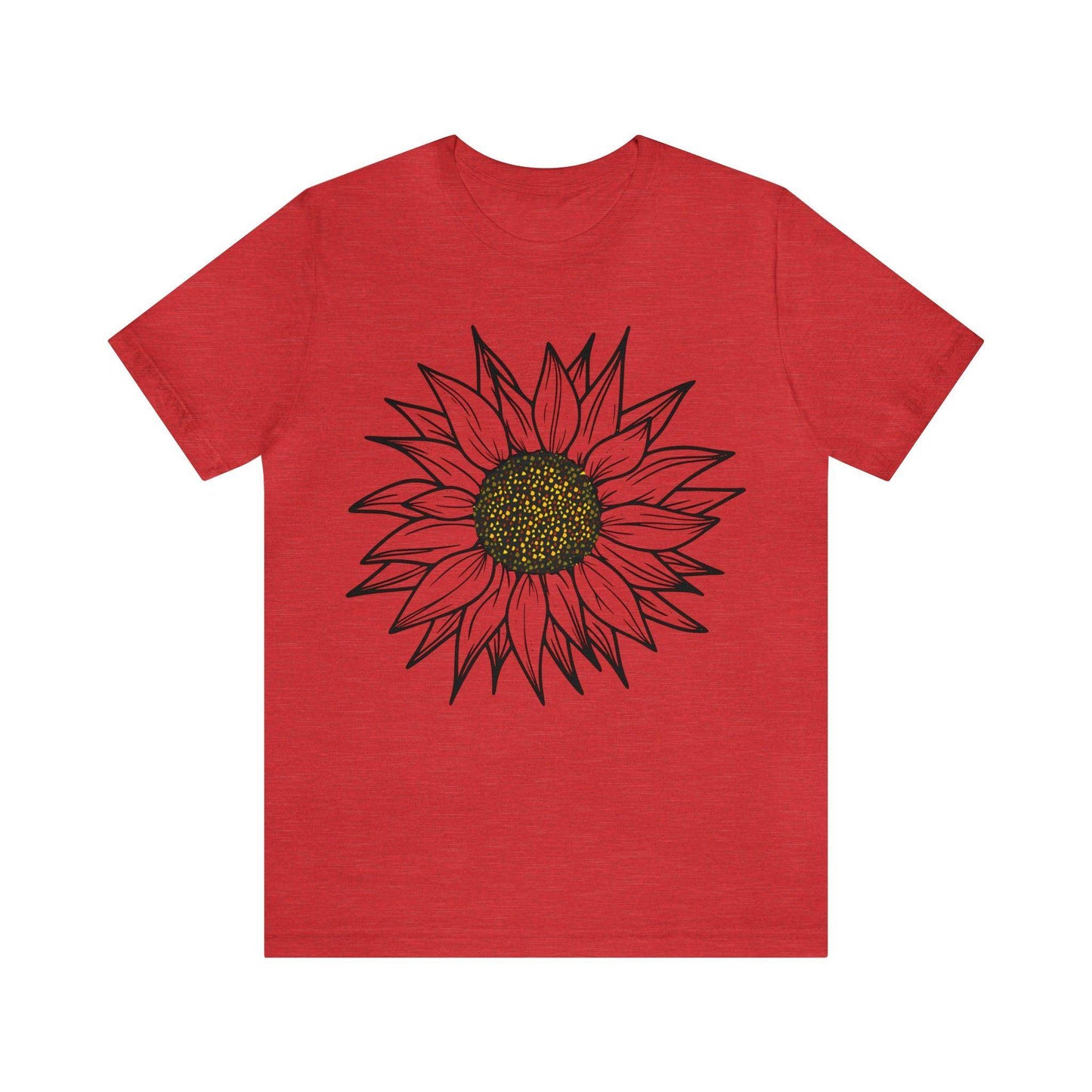 Sunflower Shirt, Floral Tee Shirt, Flower Shirt, Garden Shirt, Womens Fall Summer Shirt Sunshine Tee, Gift for Gardener, Nature love shirt - Giftsmojo