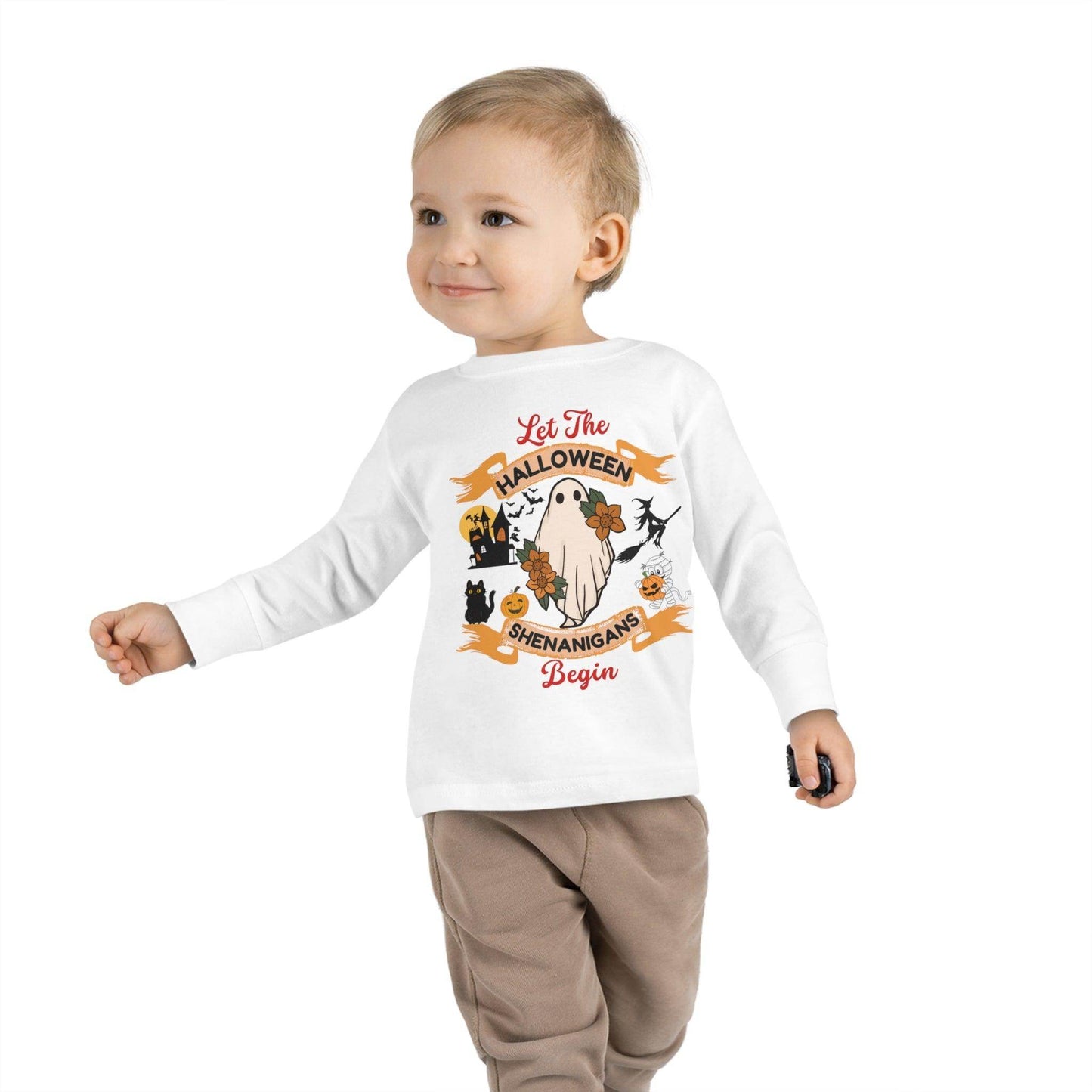 Kids Let the Halloween Shenanigan Begin Shirt Kids Halloween Costume Kids Trick or Treat Outfit for Halloween - Giftsmojo