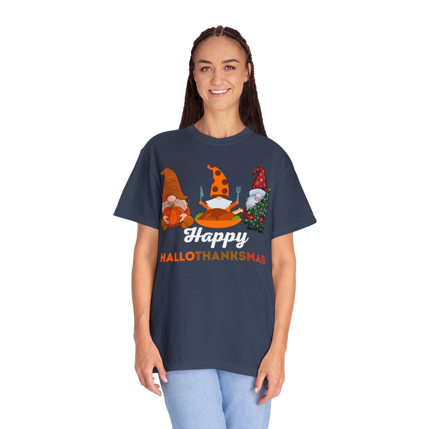Happy HALLOTHANKSMAS Gift for Fall Halloween Thanksgiving Christmas Gift