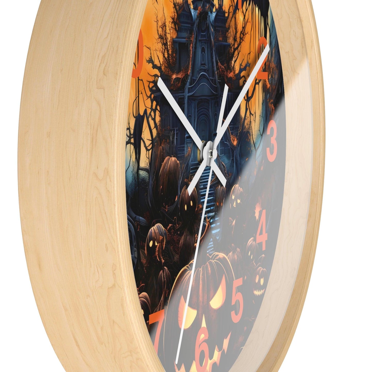 Halloween Ghost Wall Clock Halloween Wall Clocks Halloween Clock Fall Clock Halloween Decor
