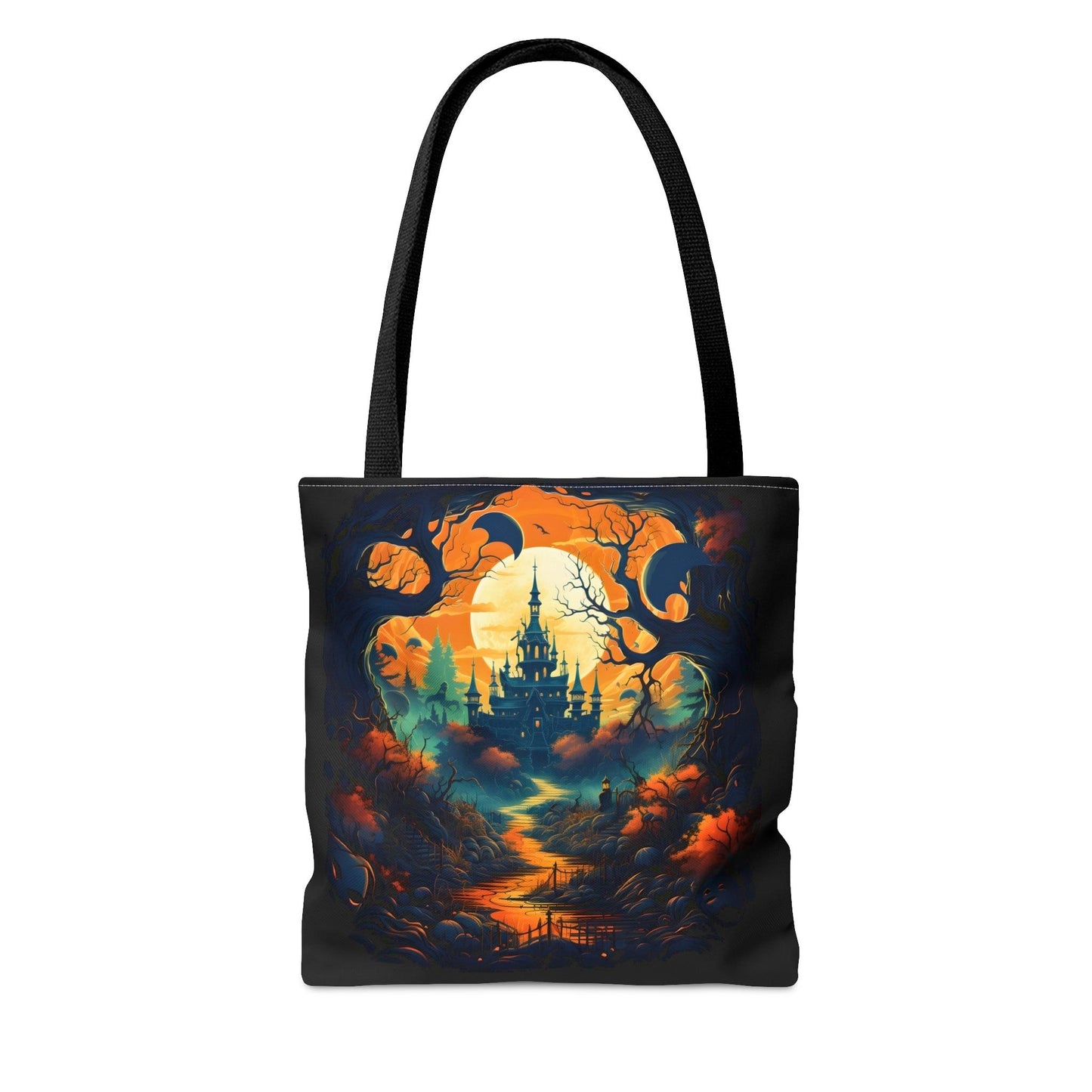 Happy Halloween Bag Trick or Treat Bag Love Fall Pumpkin Tote Bag Cute Market Bag - Aesthetic Bag, Fall Tote Bag, Mom Bag Canvas Bag