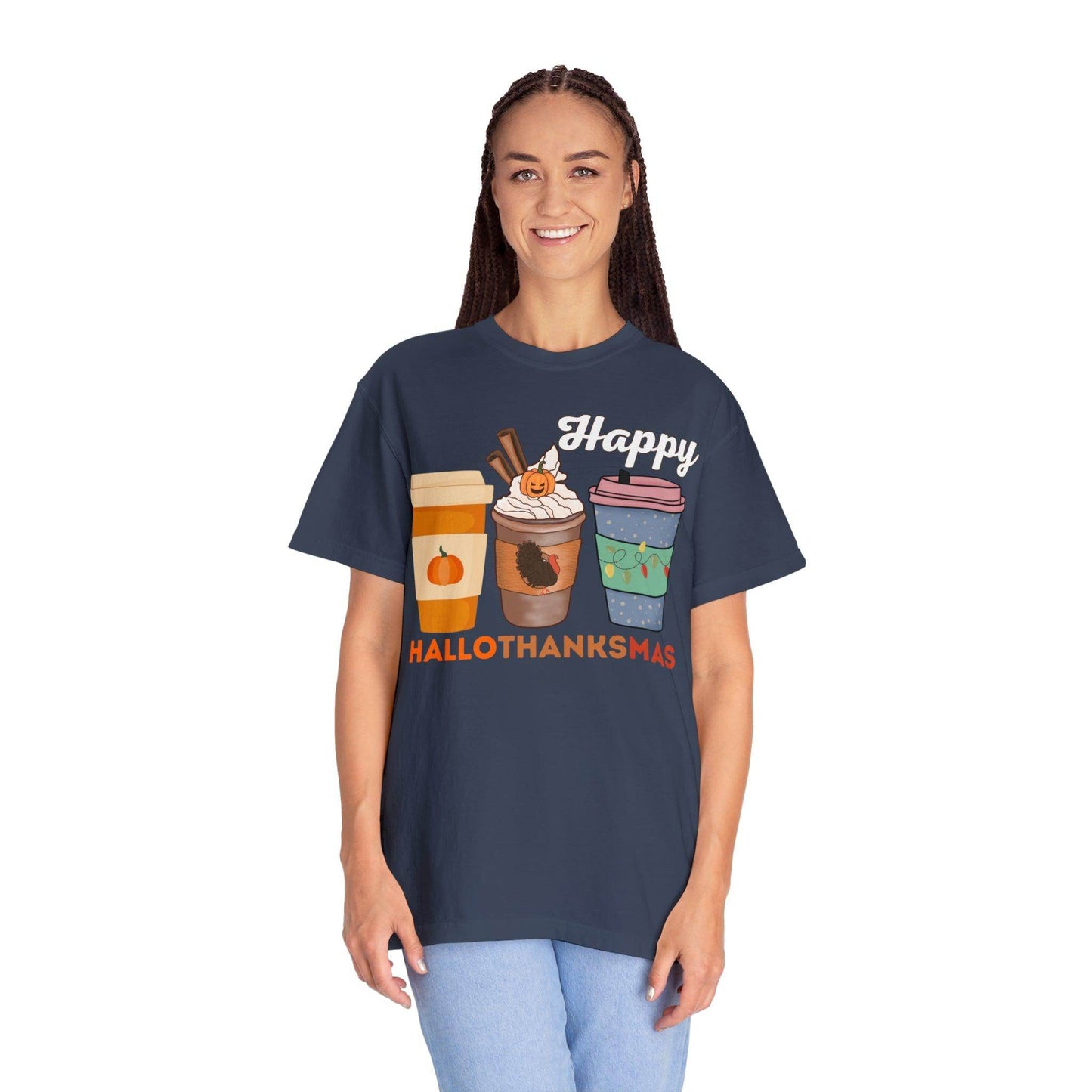 HALLOTHANKSMAS Gift for Fall Halloween Thanksgiving Christmas Gift - Giftsmojo