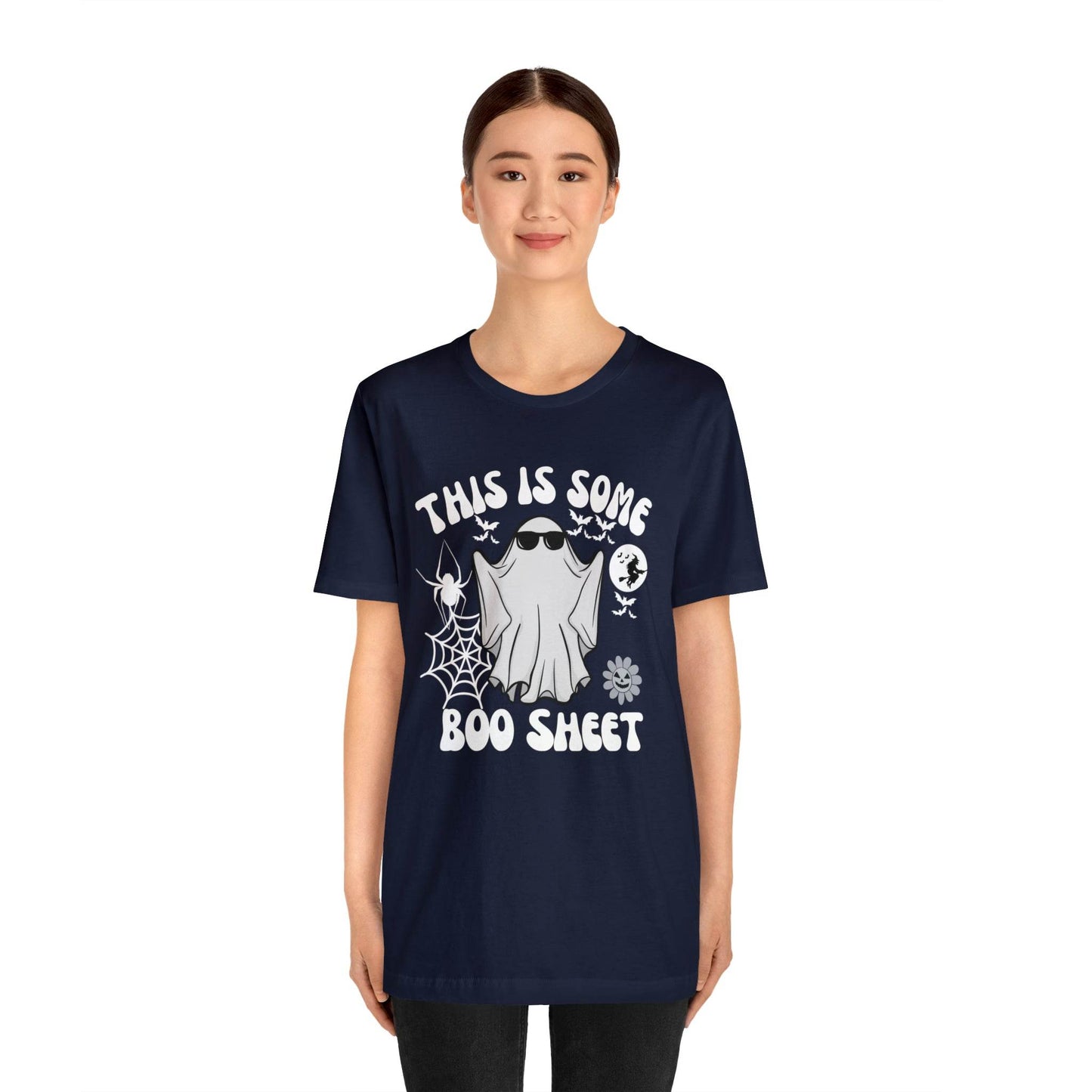 This Is Some Boo Sheet Funny Halloween Shirt Funny Halloween Costume Spooky Season Tee Funny Gift Shirt for Birthday Christmas Anniversary - Giftsmojo